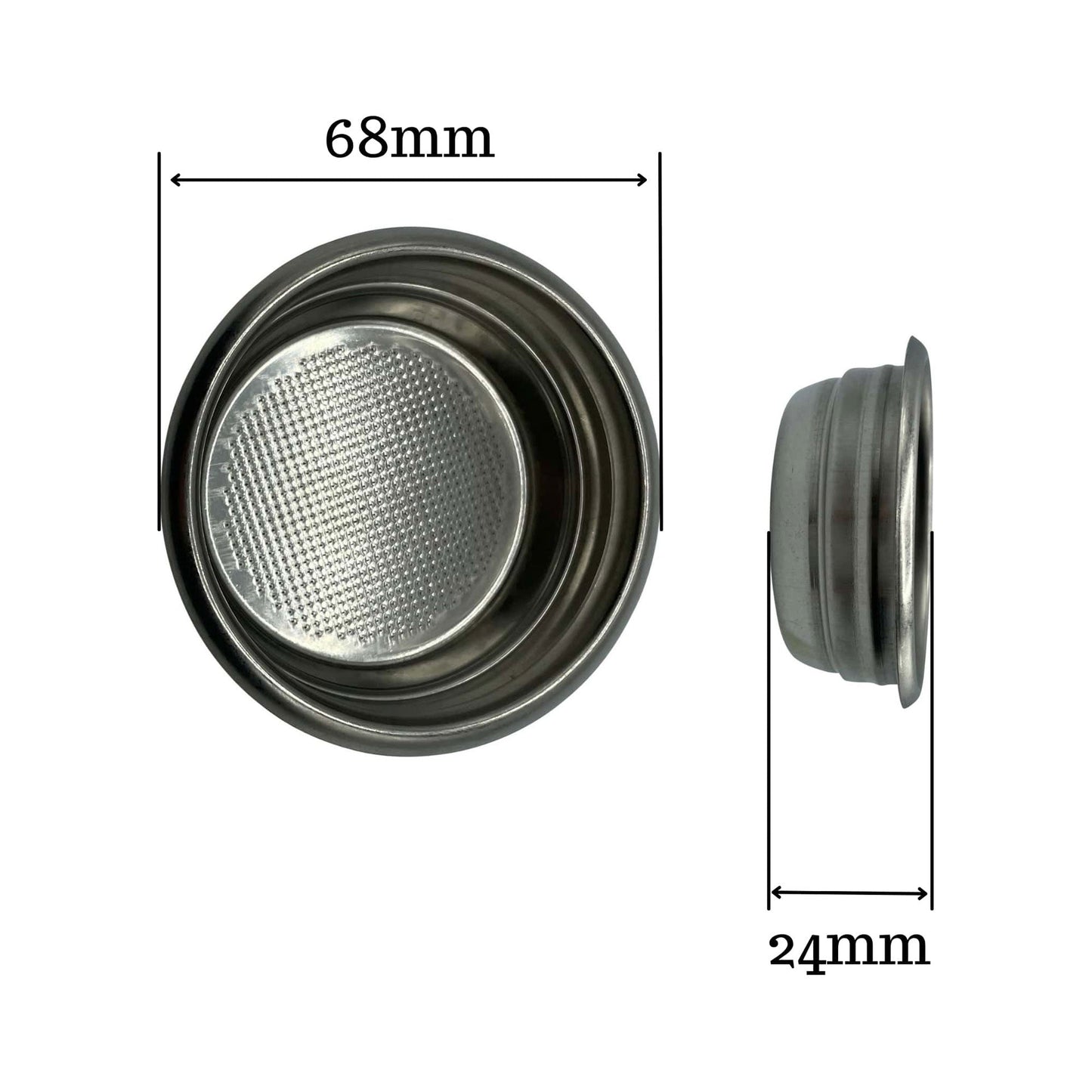 14g Double Filter Basket – Unic Espresso Machines, 57mm