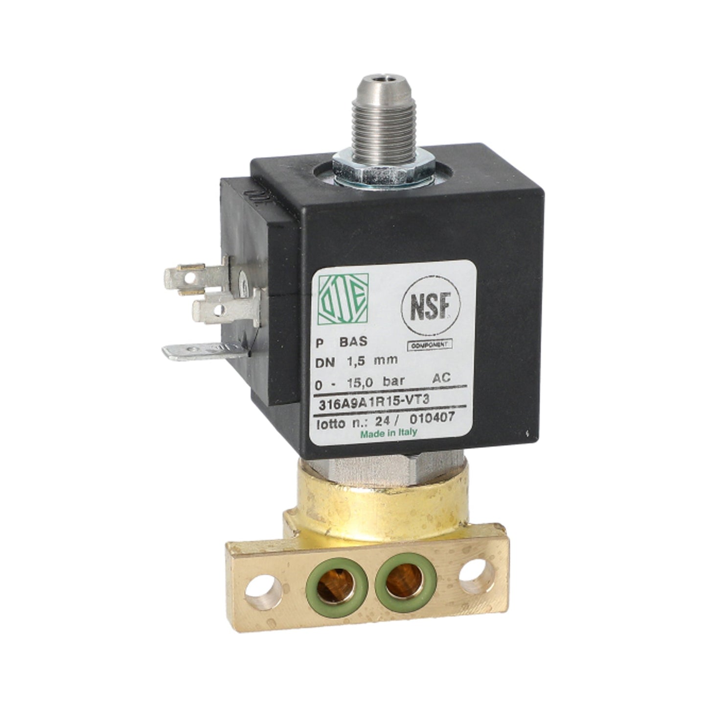 ODE 3 Way Group Solenoid Valve 230V 1.5mm Ruby – La Marzocco