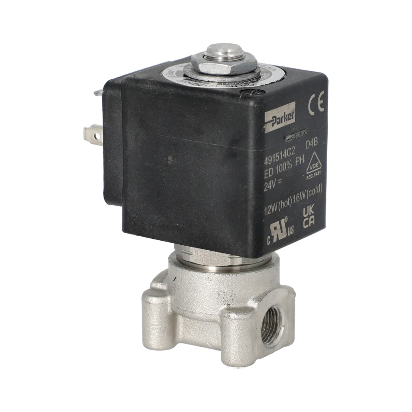 Lucifer 2 Way Inlet Solenoid Valve 24V 1/8 3mm 12W/16W Cimbali, Casadio