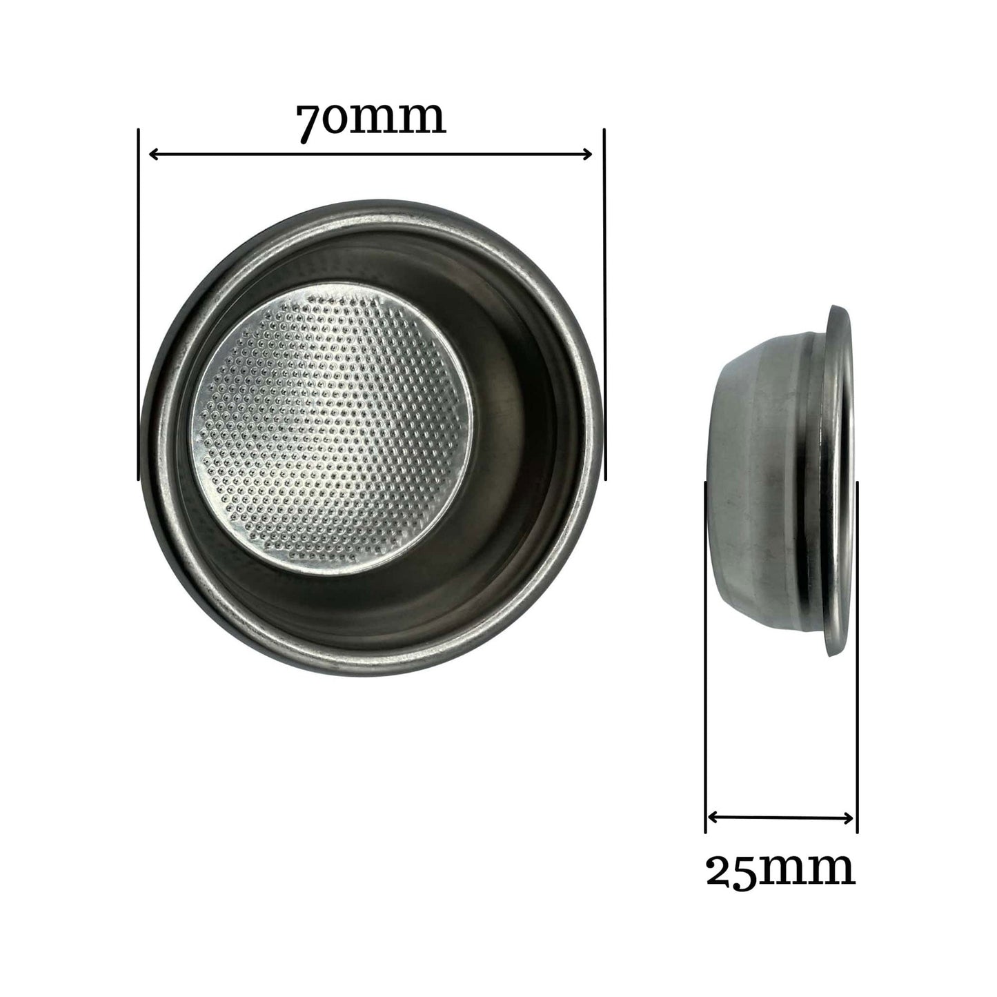 14 Gram Double Filter Basket for Fiorenzato Espresso Machines