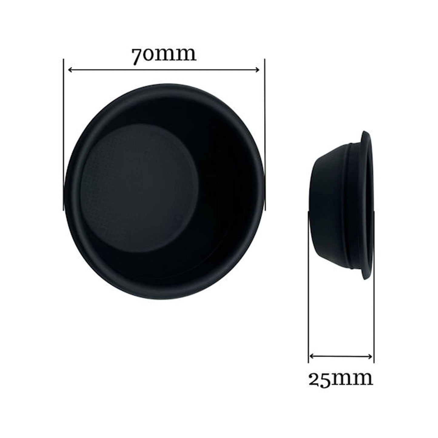 14g Double Filter Basket PTFE - Compatible with Ascaso, Bezzera, Faema, and More
