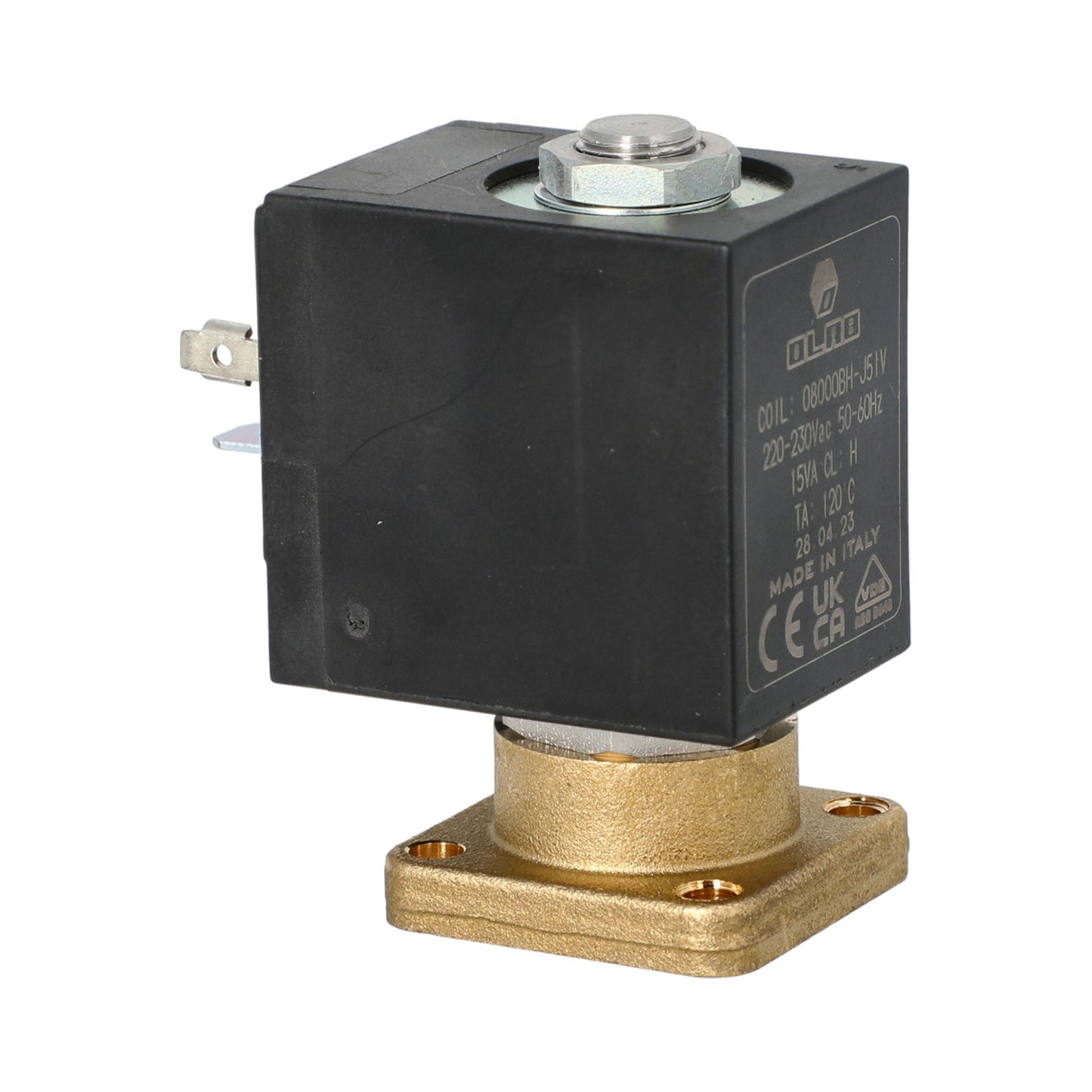 Olab 2 Way Solenoid Valve 230V 2mm Viton - Fiorenzato / Casadio