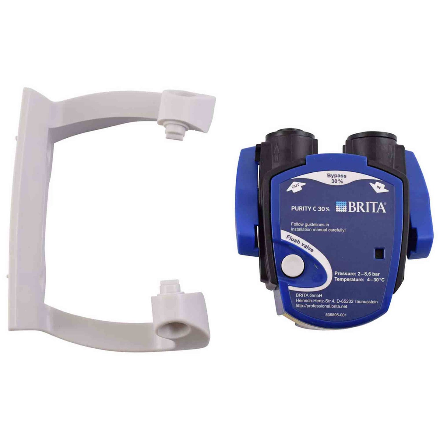 Brita Purity C 30% Fixed Bypass Filter Head - 8mm JG Connections