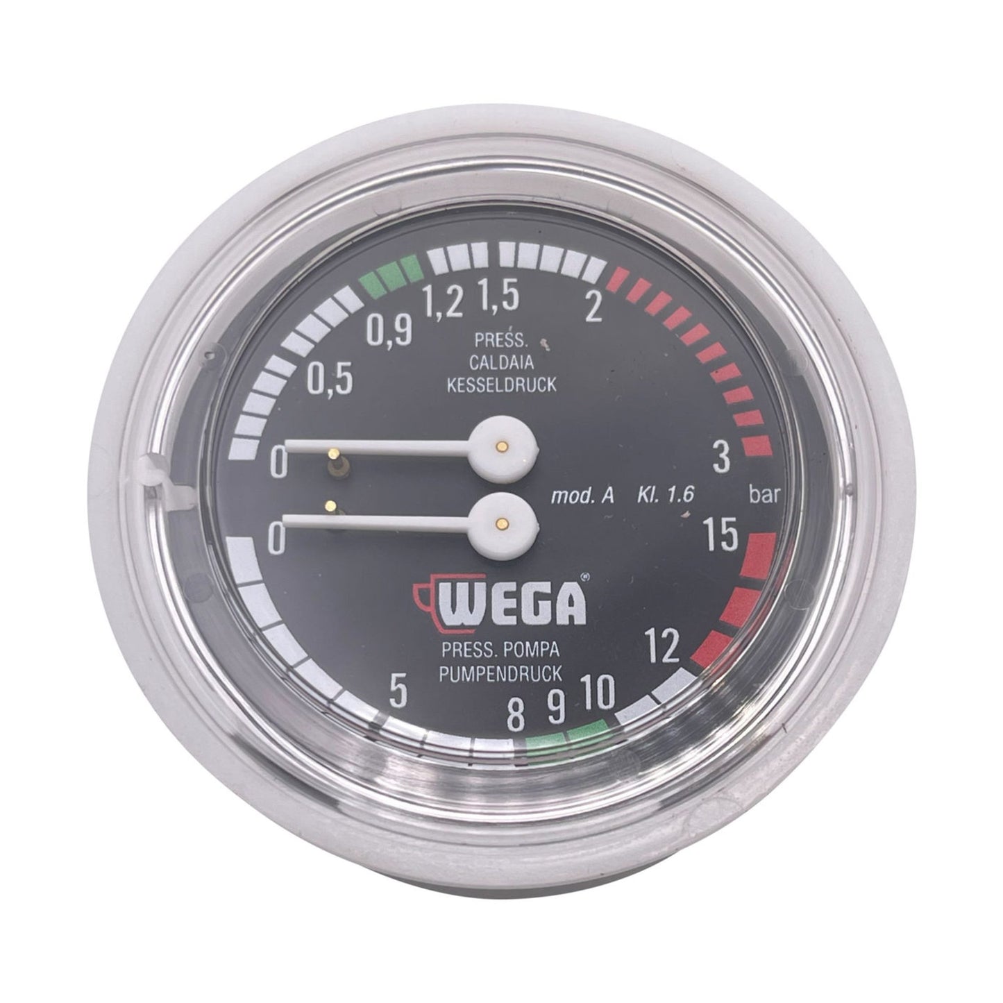 Wega Dual Pressure Gauge 63mm Replacement Part