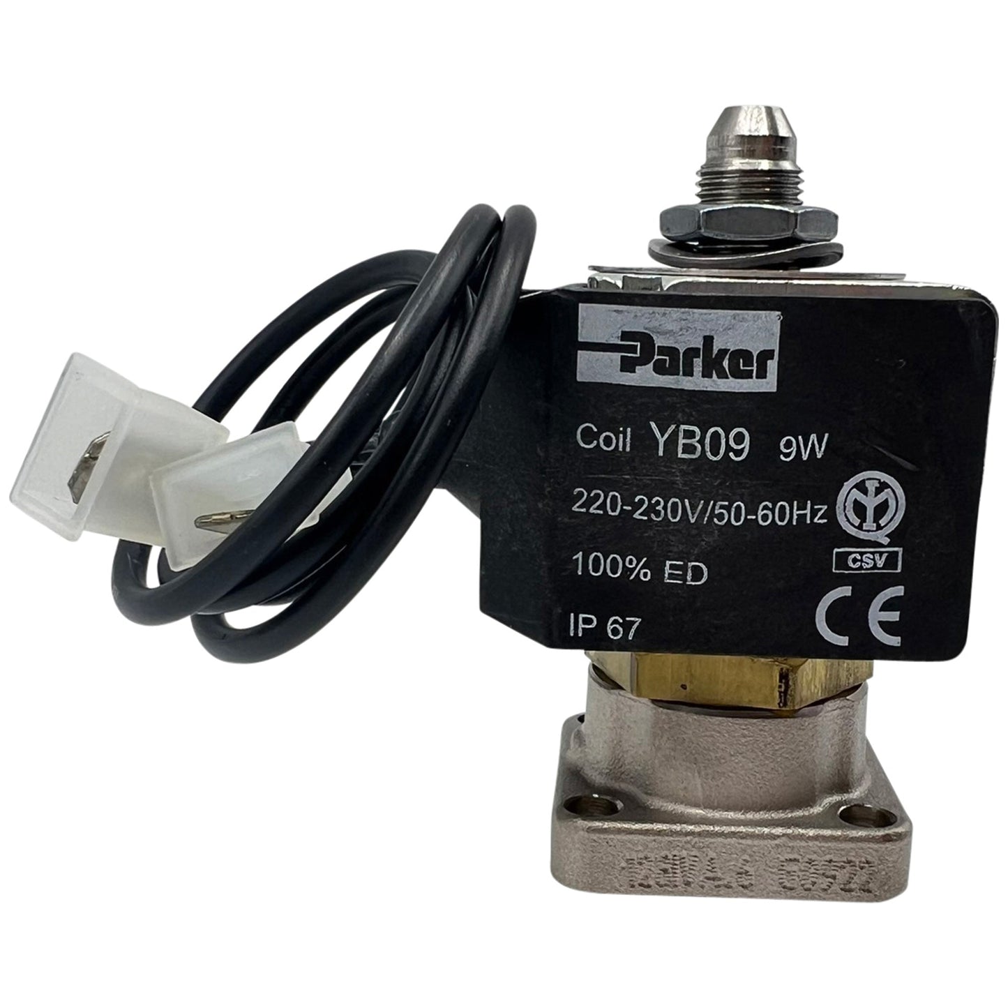 Parker 3 Way Group Solenoid Valve 230V 2.5mm Viton 9W Wired