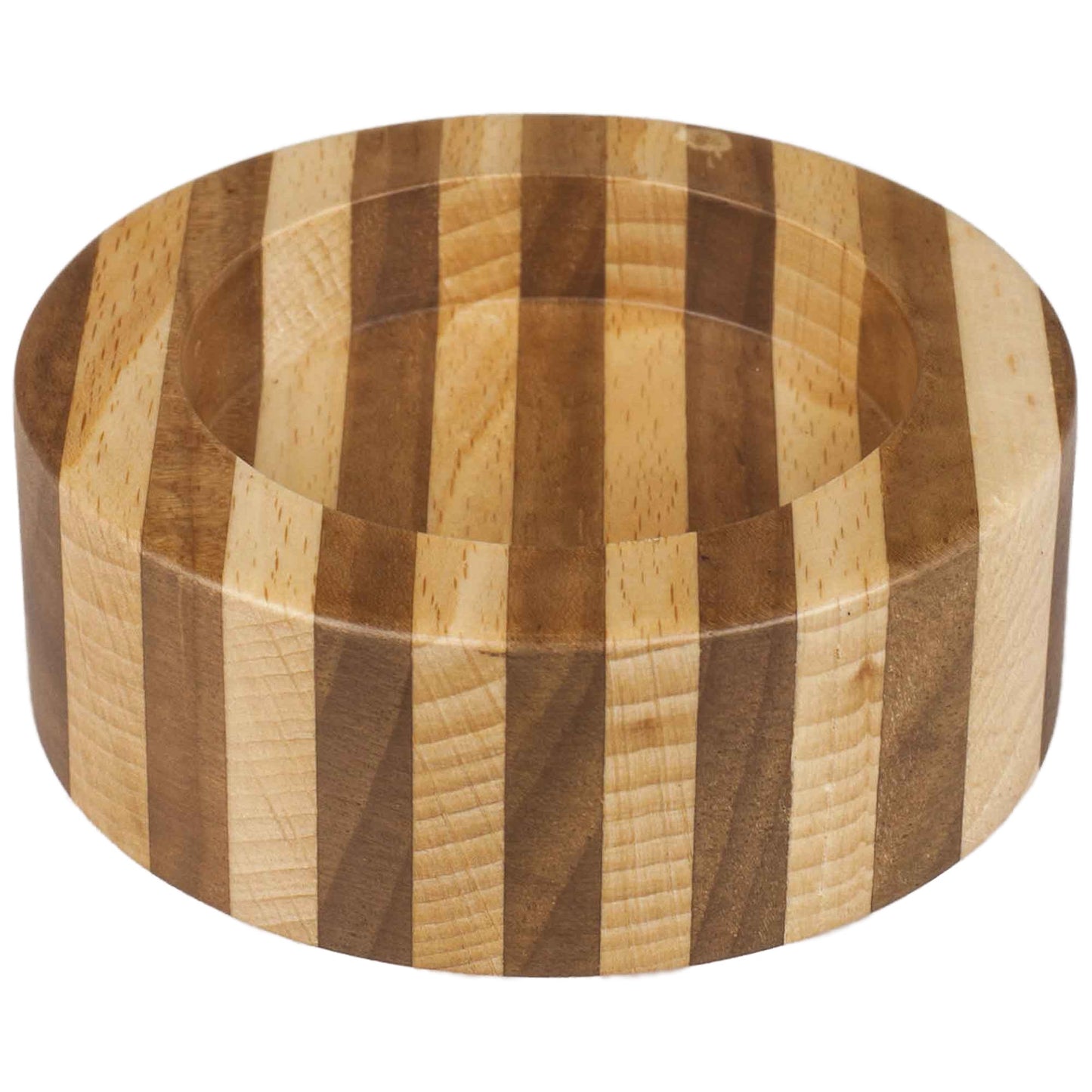 Motta 58mm Wooden Coffee Tamper Holder Seat / Stand - Wood Stripes