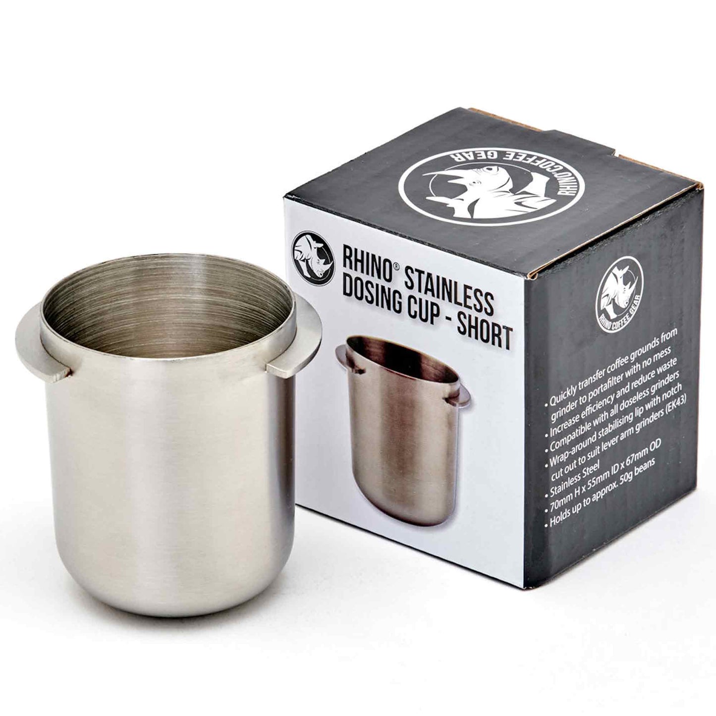 Rhinowares Coffee Dosing Cup - Perfect For Espresso Brewing