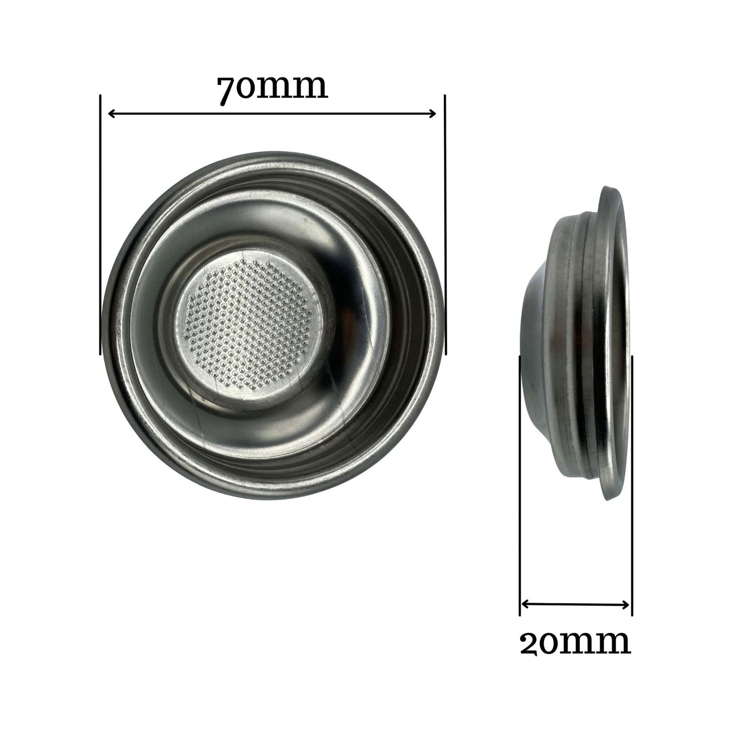 Universal 6g Single Filter Basket for Espresso Machines – Fits Fiorenzato, Gaggia, Simonelli