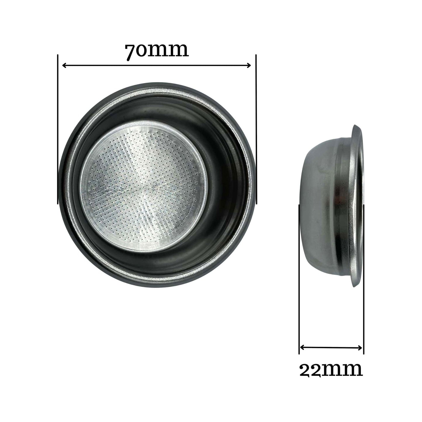 12g Single Filter Basket for E61 Group Espresso Machines