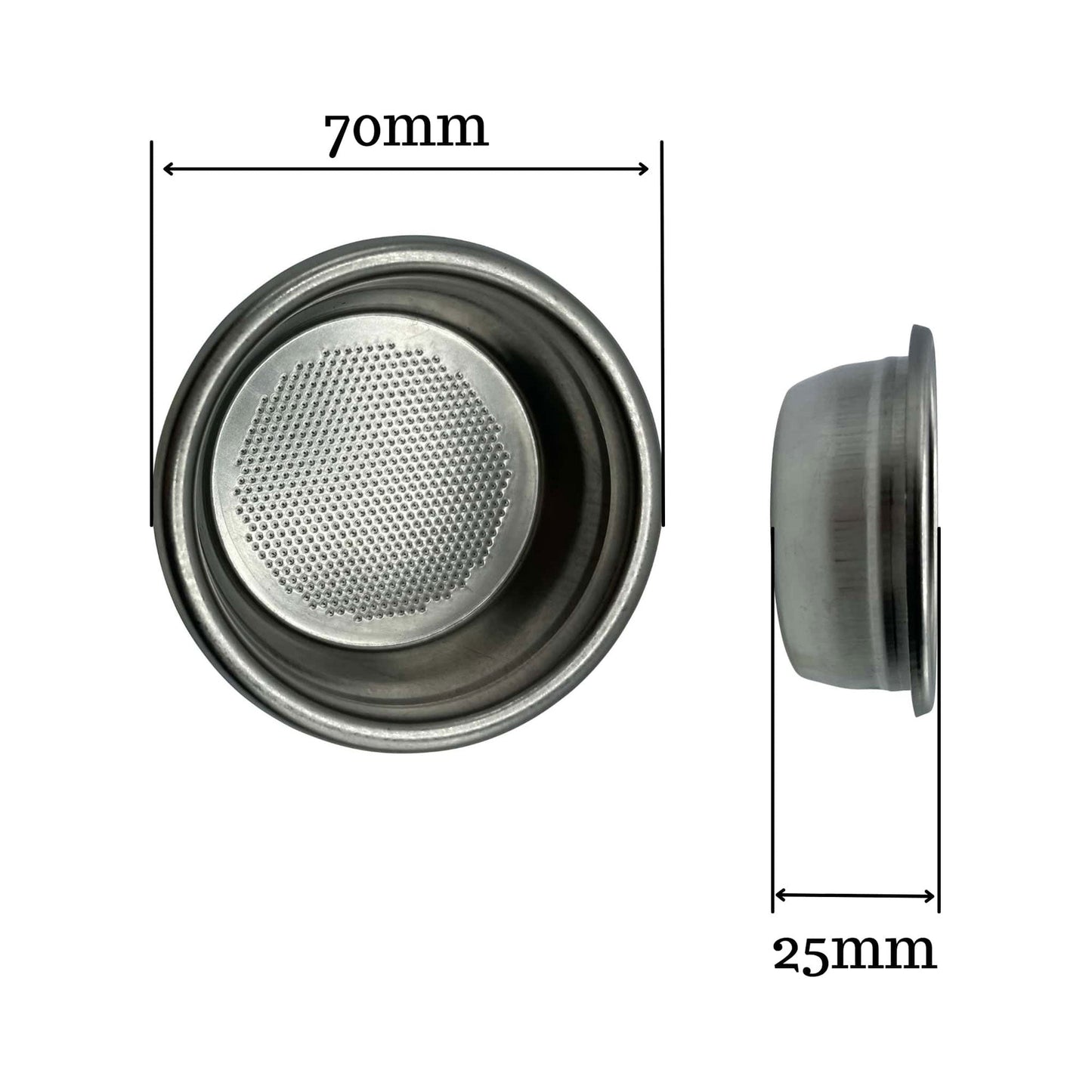 18g Filter Basket for E61 Group Espresso Machines – Wide Compatibility