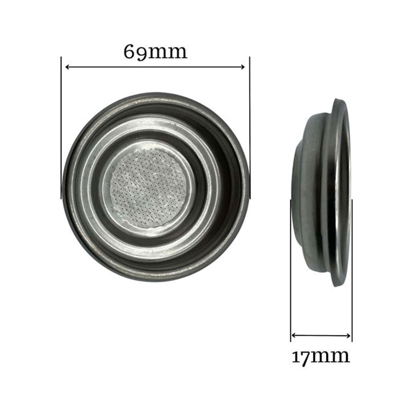 La Cimbali 1-Cup Pod Filter Basket for Espresso Machines - 57mm