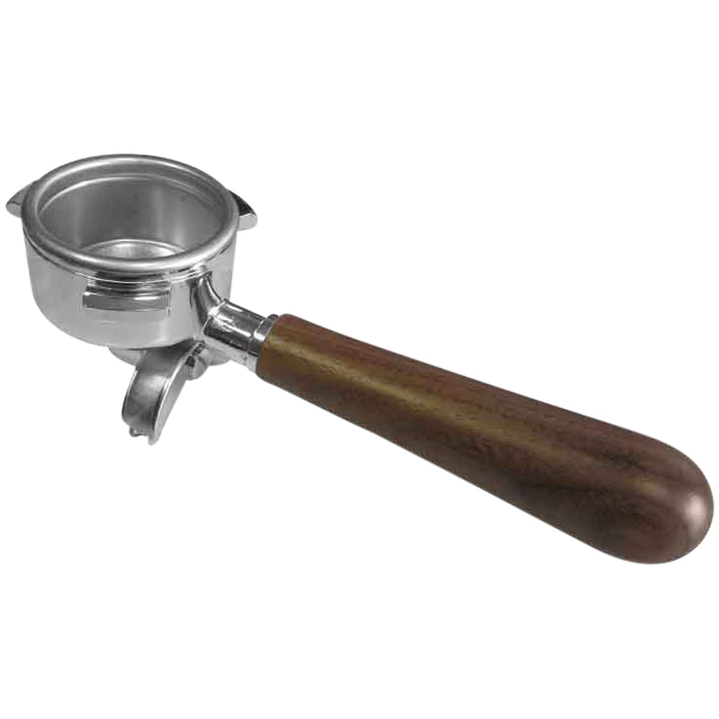 La San Marco Compatible Eco 53/54mm Double Portafilter Complete - Walnut Handle