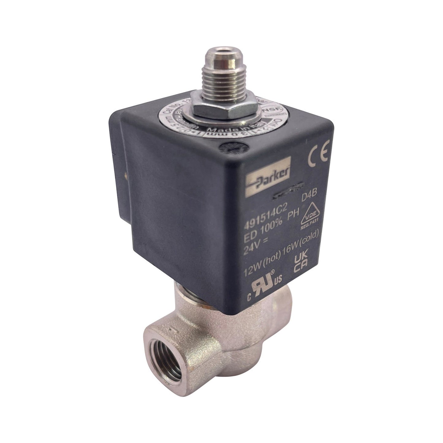 Lucifer 3 Way Inlet Solenoid Valve 24V 1/4 3mm 12W/16W Cimbali Rancilio