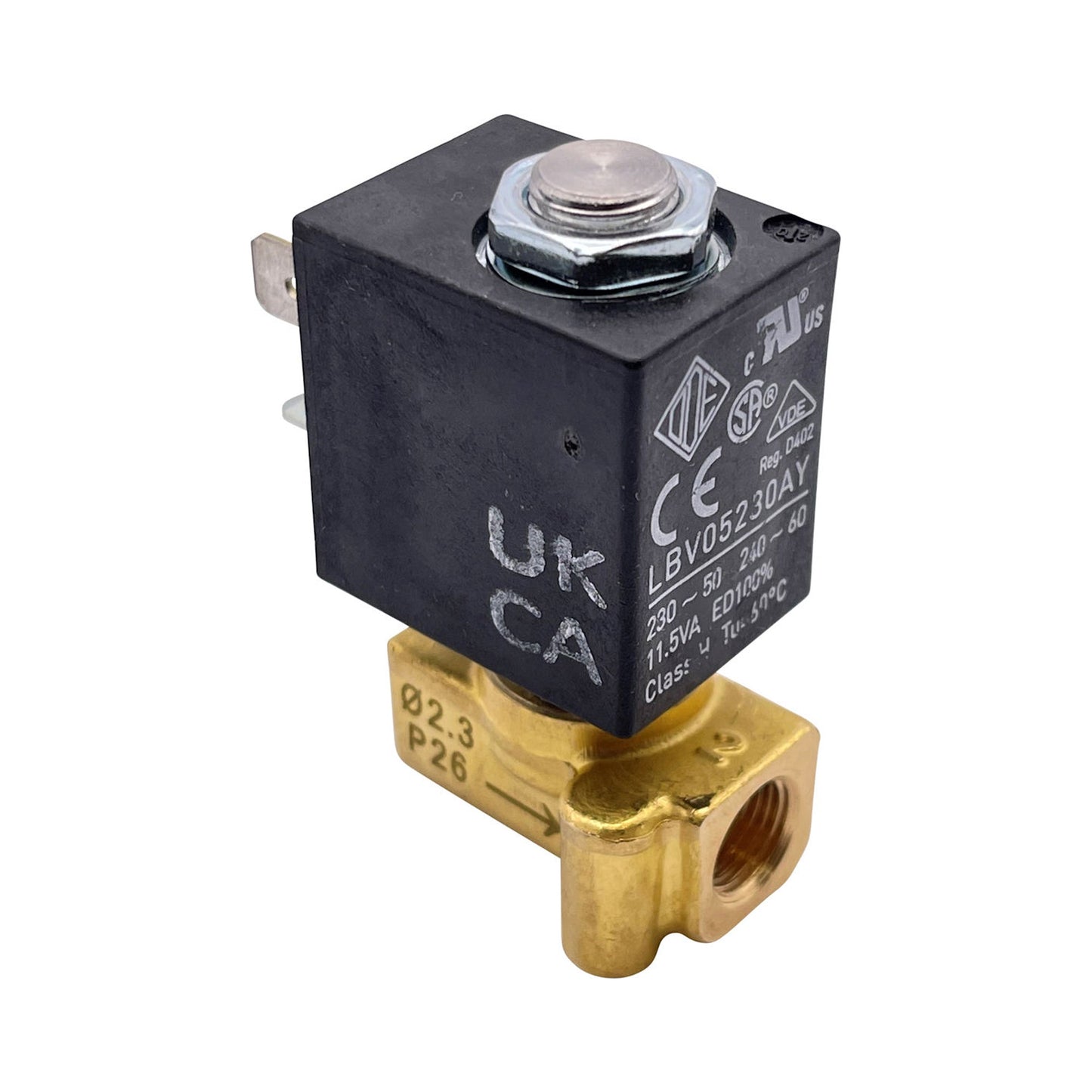 ODE 2-Way Solenoid Valve 230V 1/8 – Coffee Machine Replacement