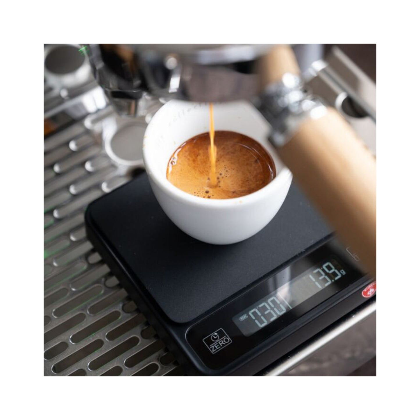 Eureka Digital Scale Precisa - 2000g x 0.1g | Compact, Rechargeable, LCD Display