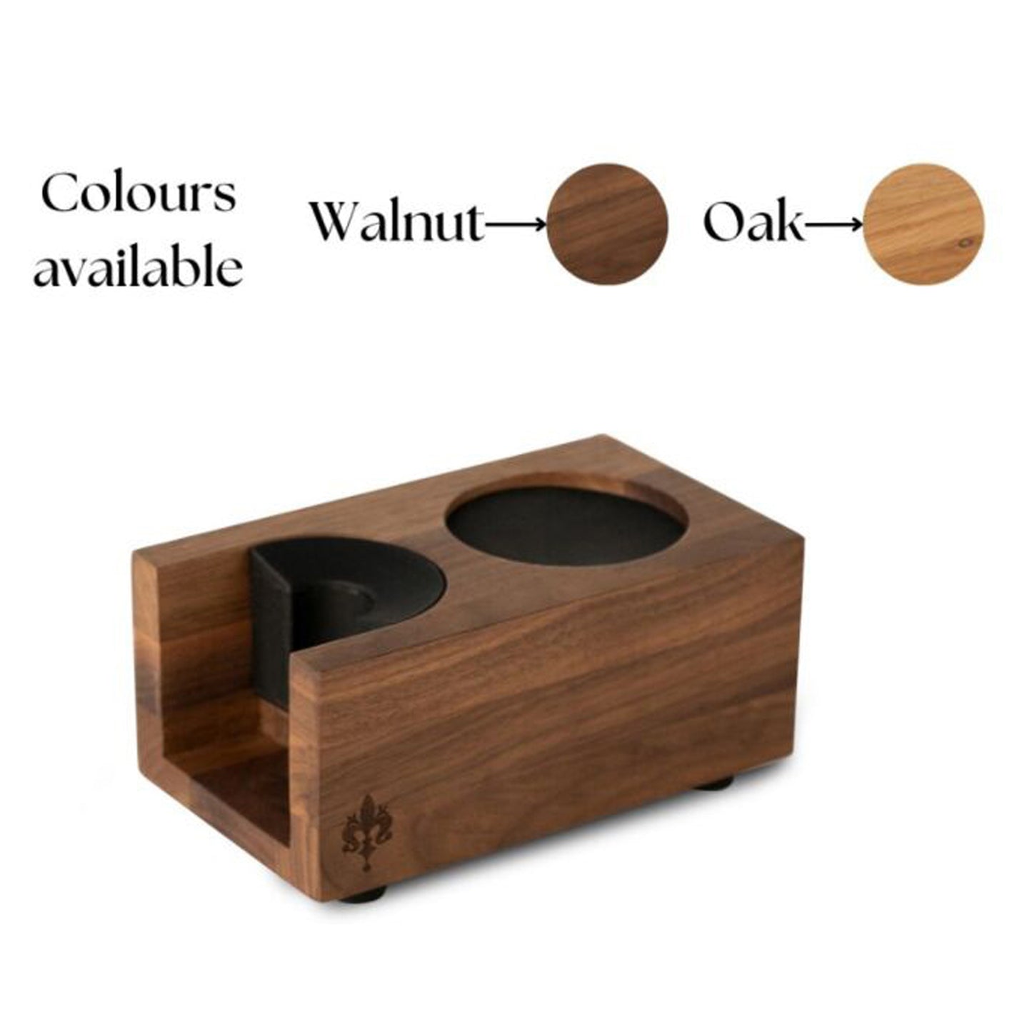 Eureka Tamping Station Single - Oak | Tamper & Leveller Stand