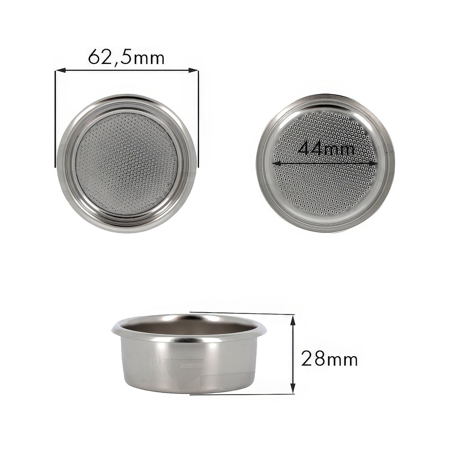 IMS 54mm Competition Series Filter Basket – 2 Cup 16/18g for Breville / Sage