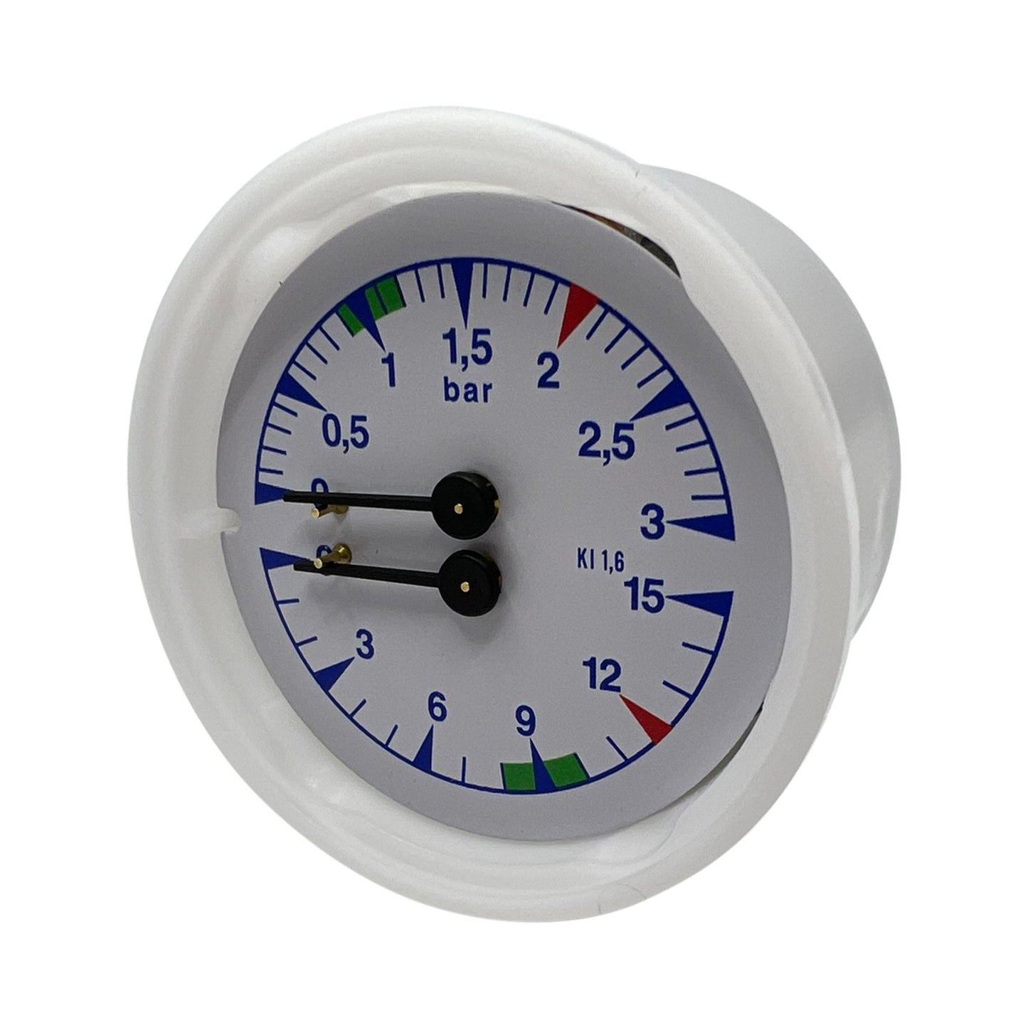 Universal Dual Pressure Gauge 63mm Replacement Part - Wide Compatibility