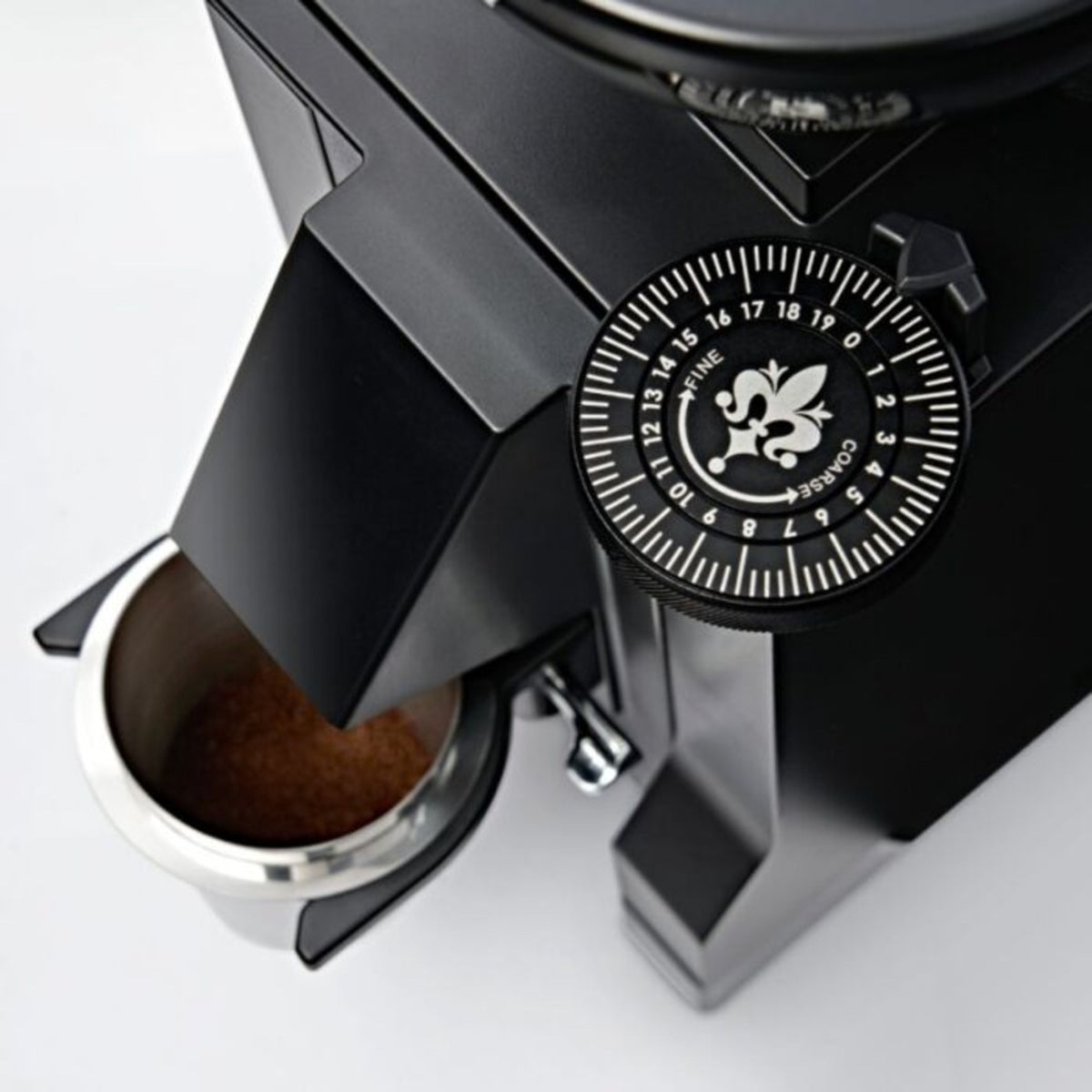 Eureka Mignon Zero 55s Low Retention Home Coffee Grinder - Black