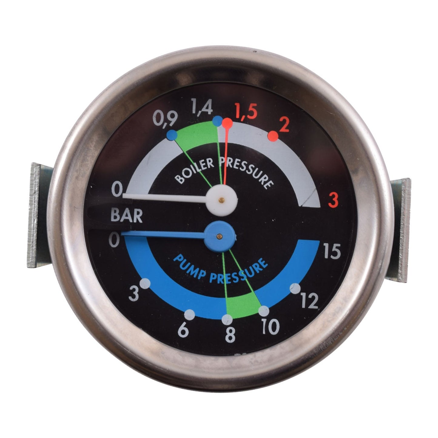 ECM Dual Pressure Gauge 60mm Replacement Part