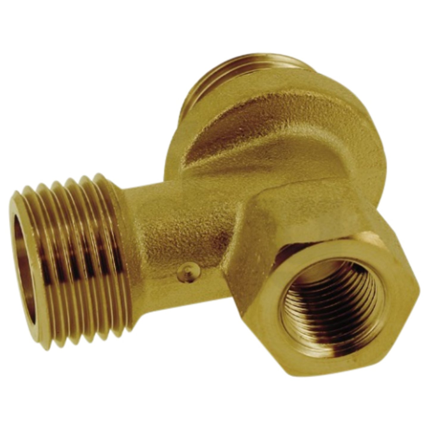 Universal 1/2M x 1/2M x 3/8F Boiler Fitting - Wide Compatibility