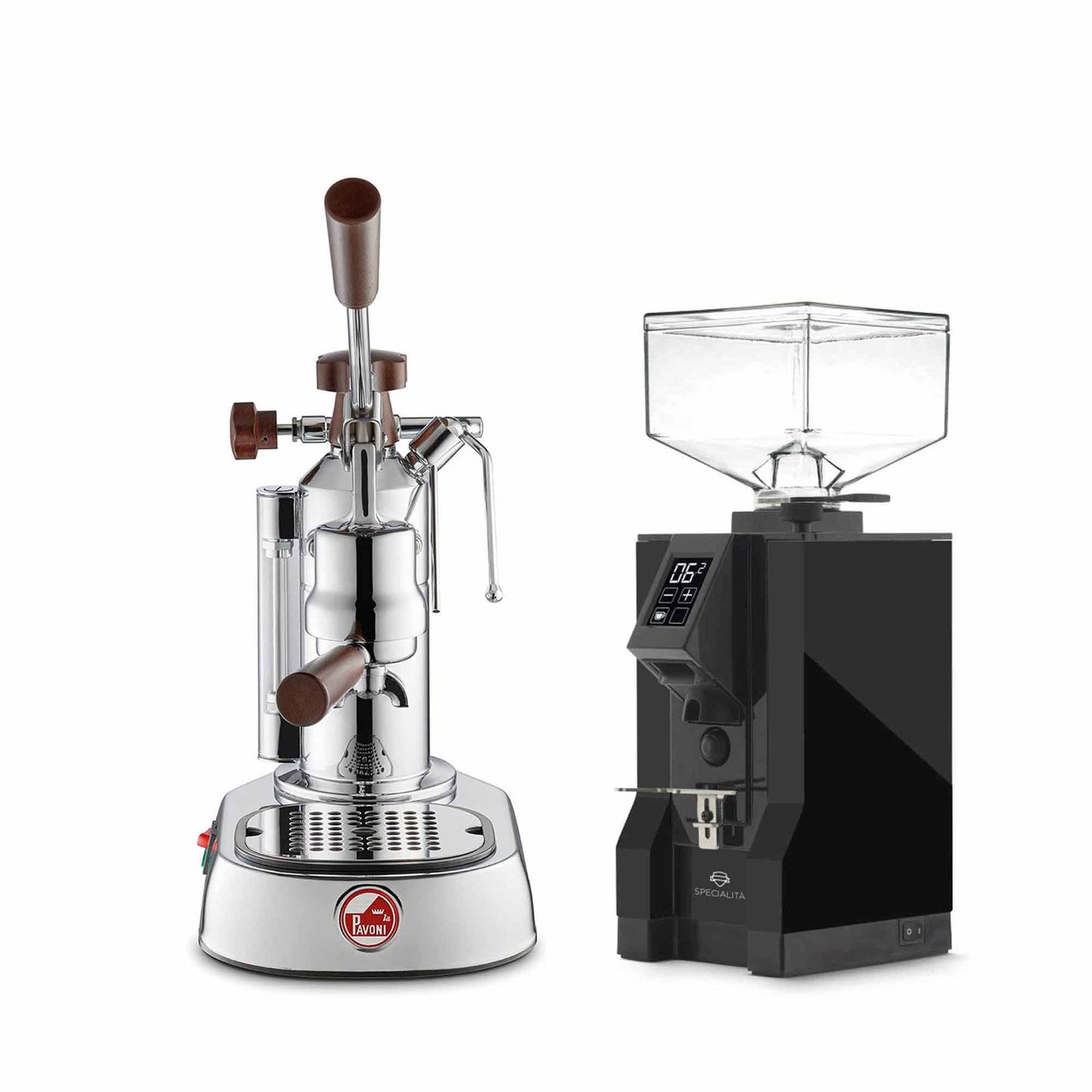 La Pavoni Lever + Eureka Specialita Coffee Machine Package