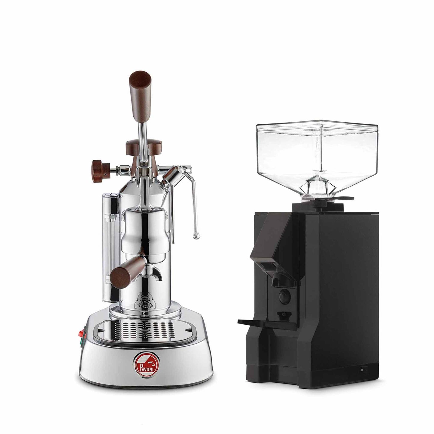 La Pavoni Lever + Eureka Manuale 50 Coffee Machine Package