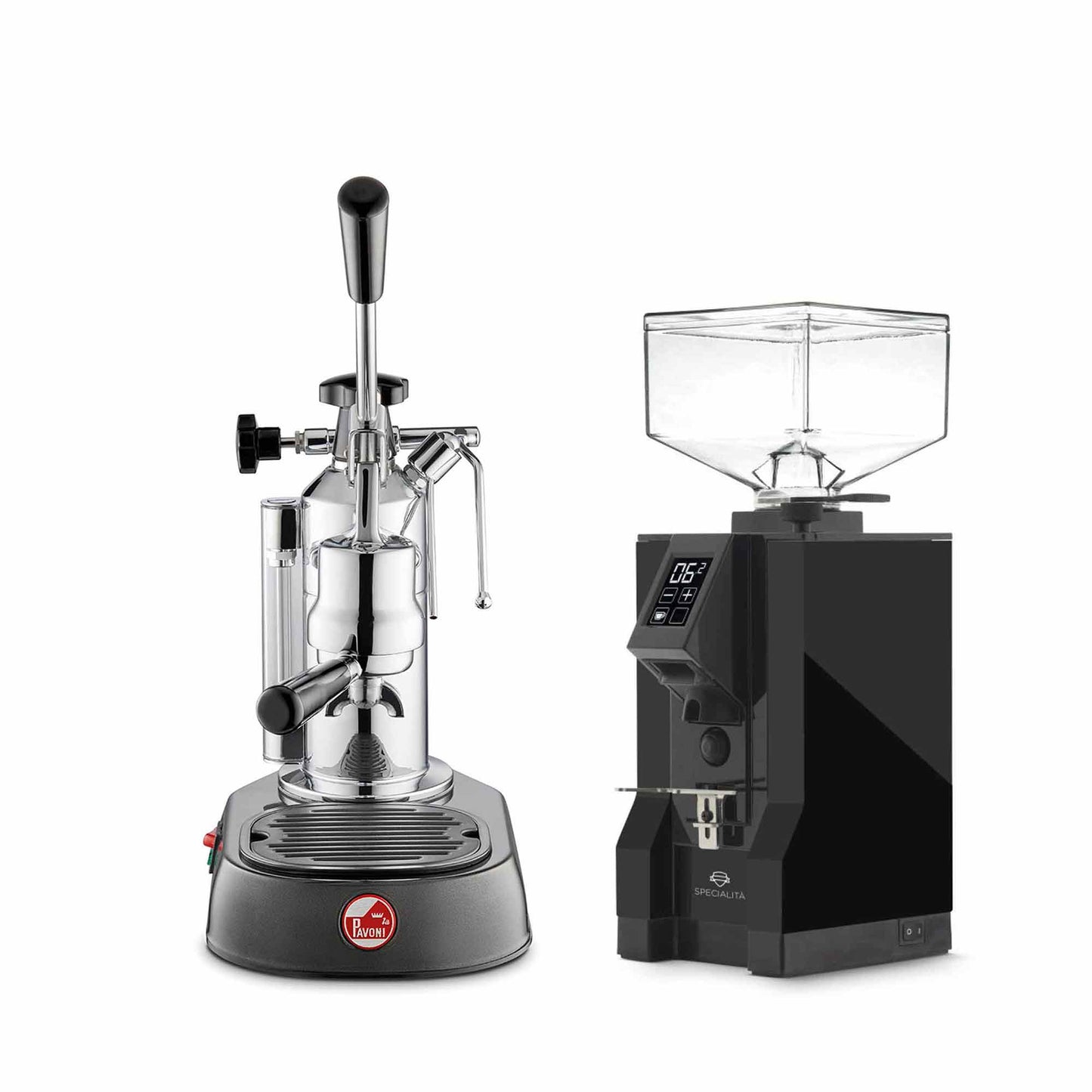 La Pavoni Lever + Eureka Specialita Coffee Machine Package