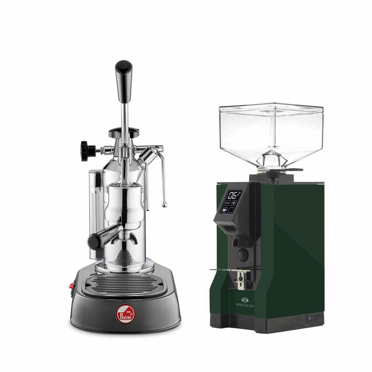 La Pavoni Lever + Eureka Specialita Coffee Machine Package