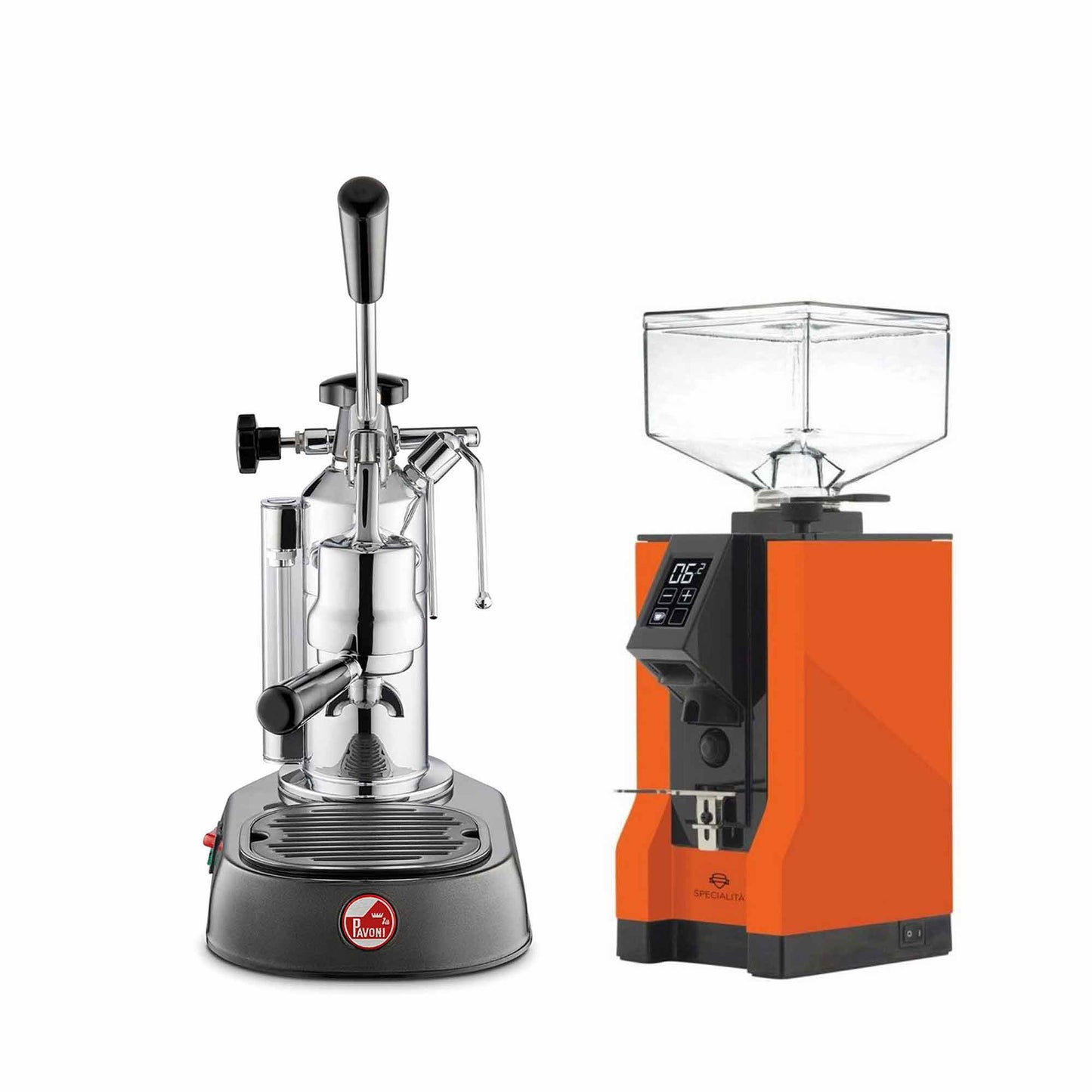 La Pavoni Lever + Eureka Specialita Coffee Machine Package