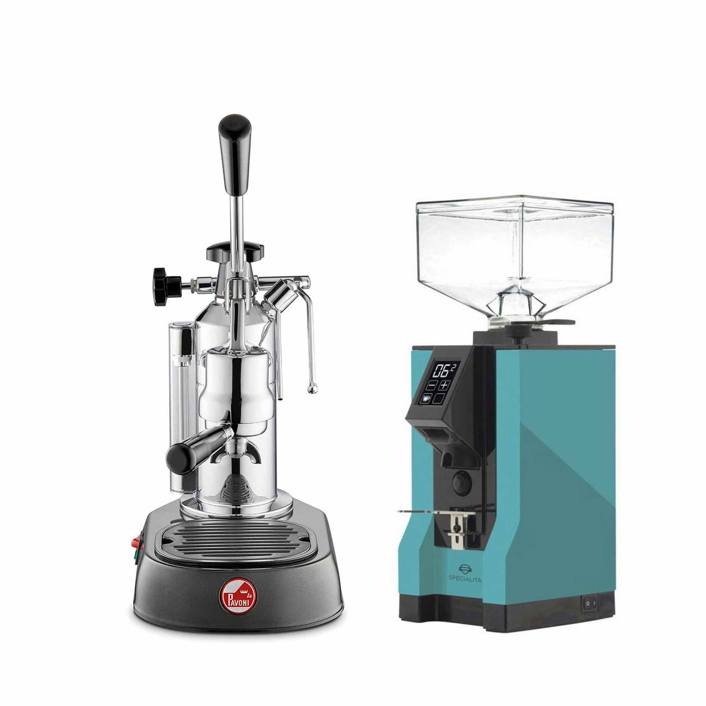 La Pavoni Lever + Eureka Specialita Coffee Machine Package