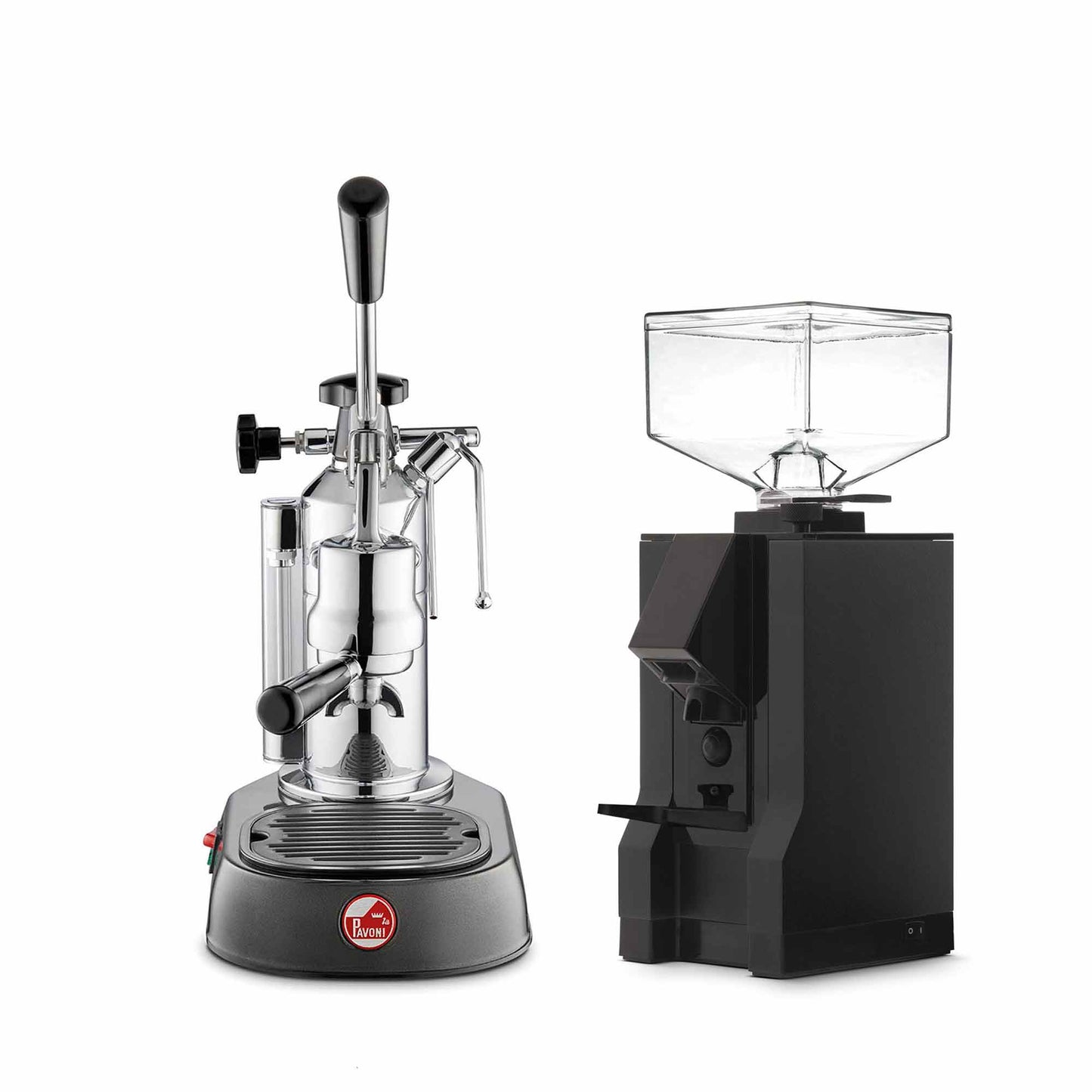La Pavoni Lever + Eureka Manuale 50 Coffee Machine Package