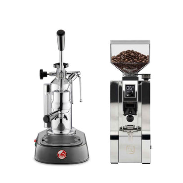 La Pavoni Lever + Eureka Mignon XL Coffee Machine Package