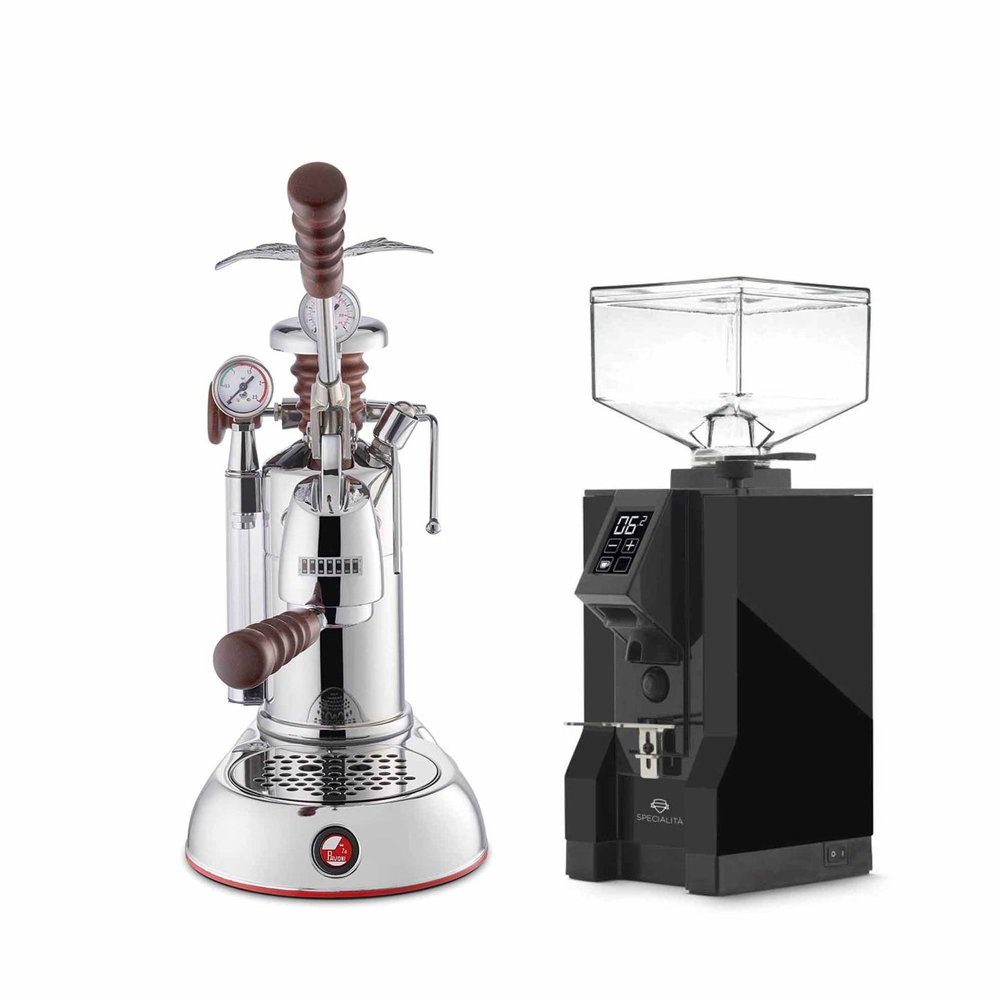 La Pavoni Lever + Eureka Specialita Coffee Machine Package