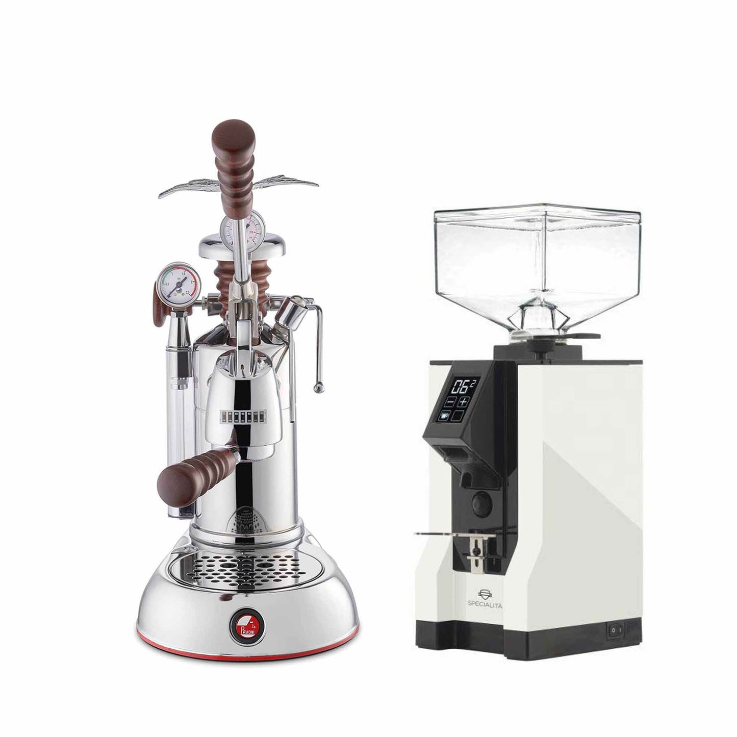 La Pavoni Lever + Eureka Specialita Coffee Machine Package