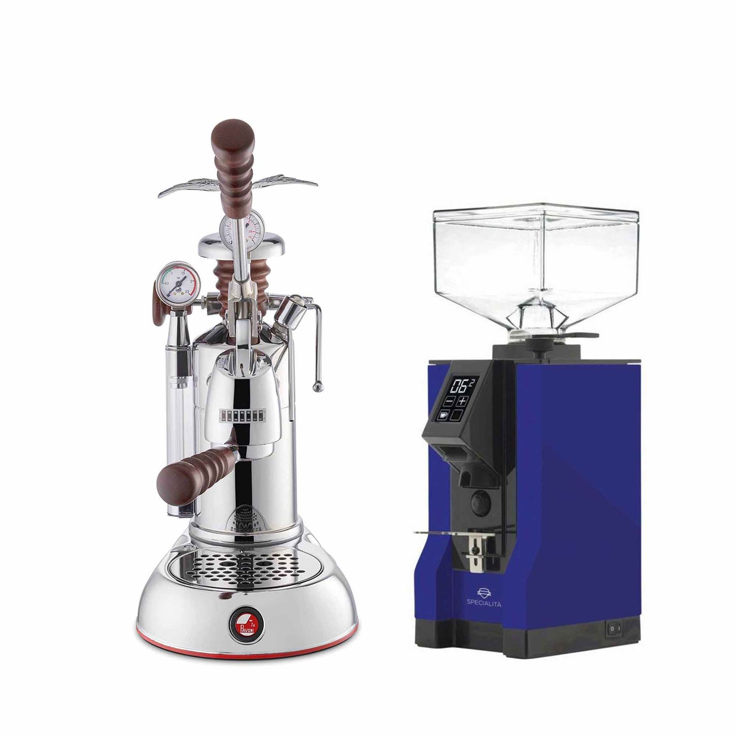 La Pavoni Lever + Eureka Specialita Coffee Machine Package