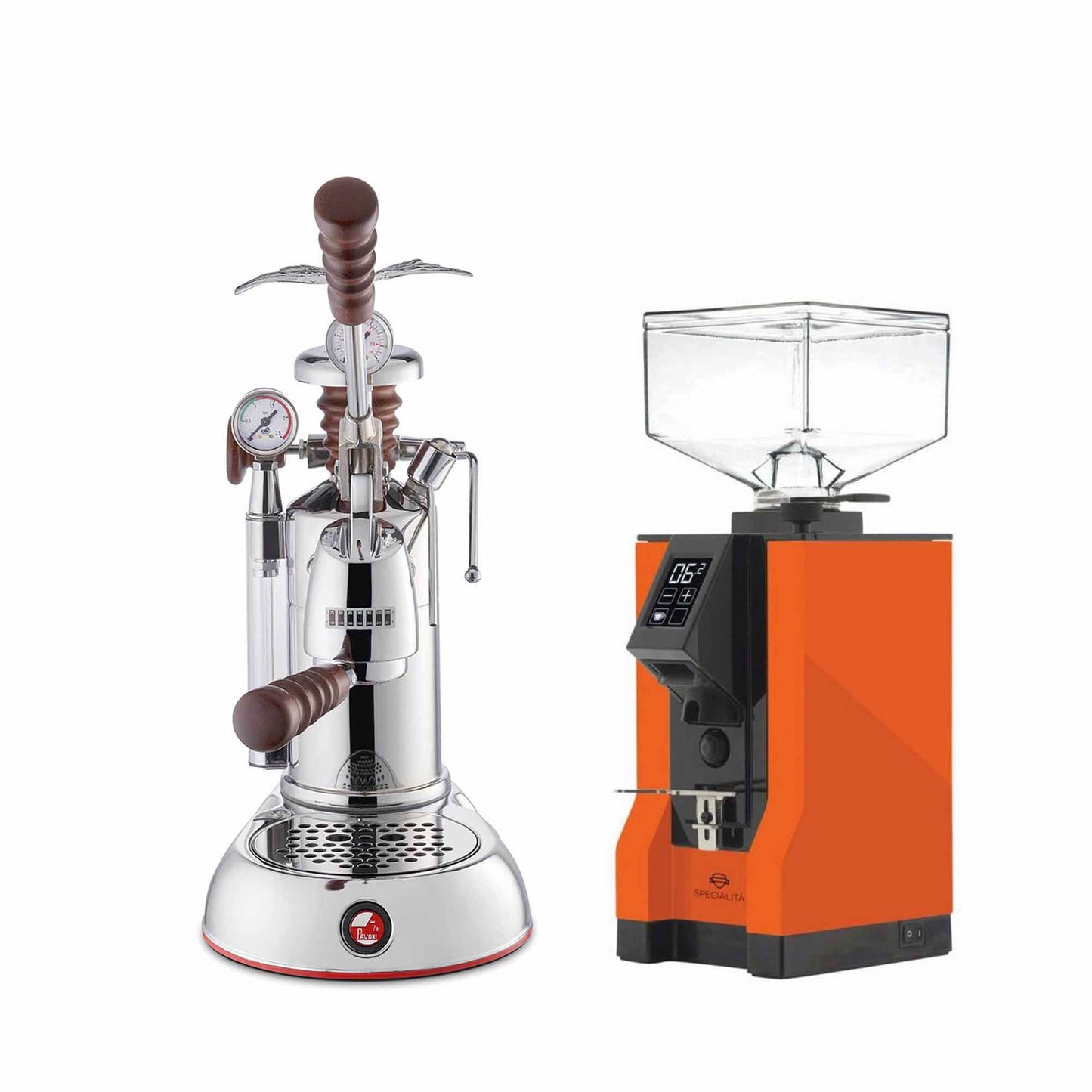 La Pavoni Lever + Eureka Specialita Coffee Machine Package