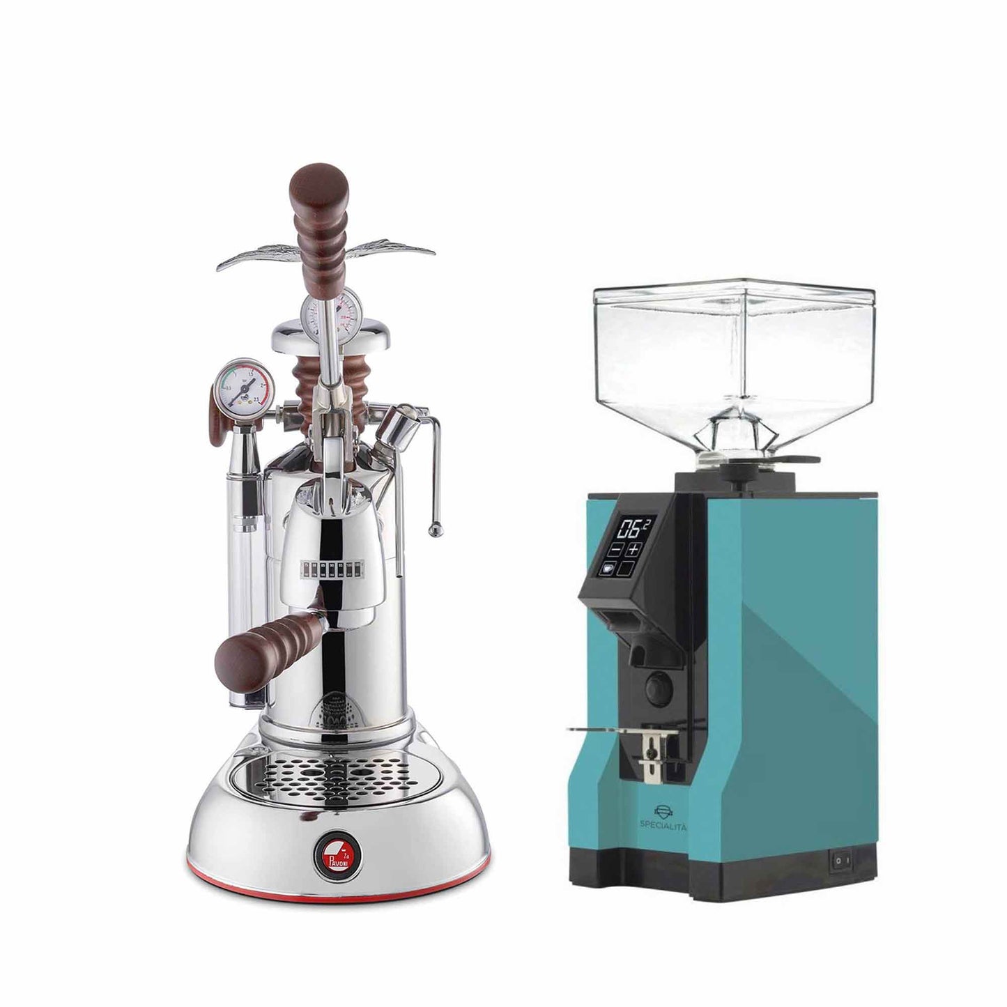 La Pavoni Lever + Eureka Specialita Coffee Machine Package