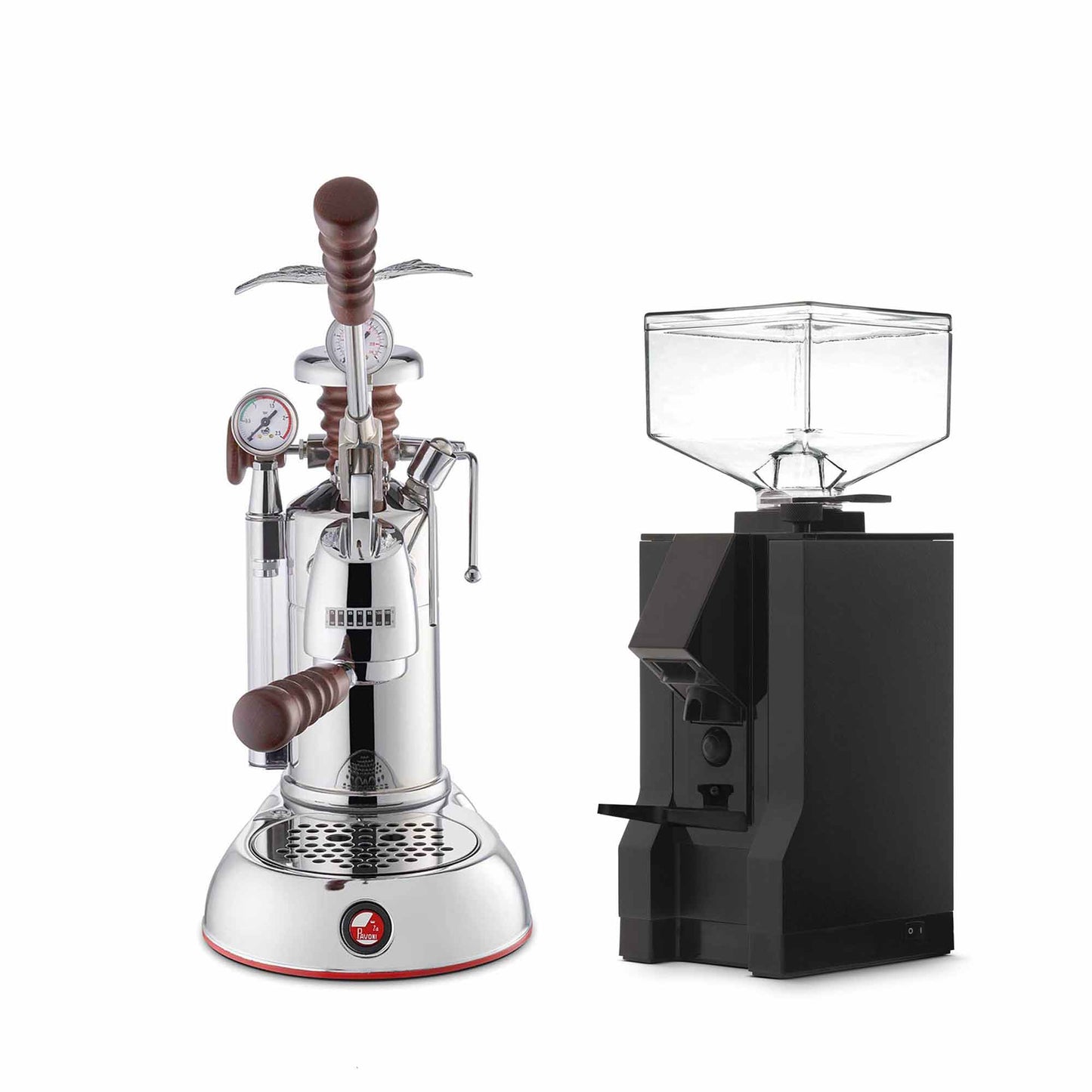 La Pavoni Lever + Eureka Manuale 50 Coffee Machine Package