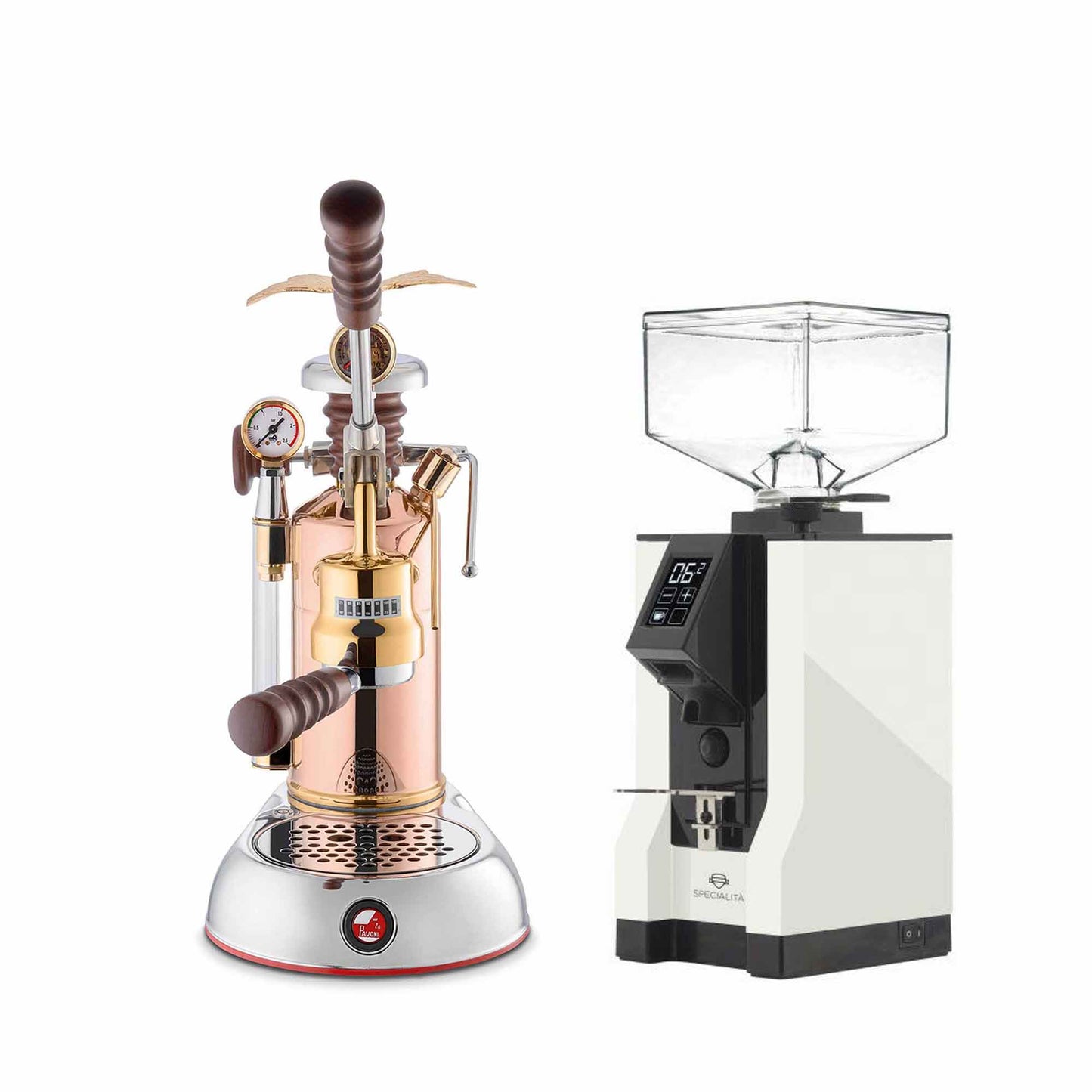 La Pavoni Lever + Eureka Specialita Coffee Machine Package