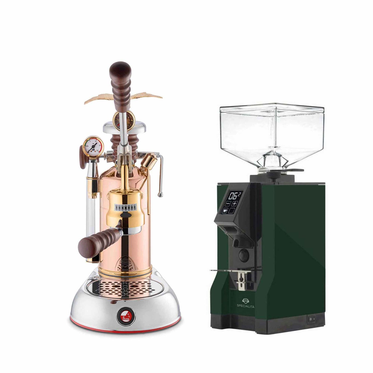 La Pavoni Lever + Eureka Specialita Coffee Machine Package
