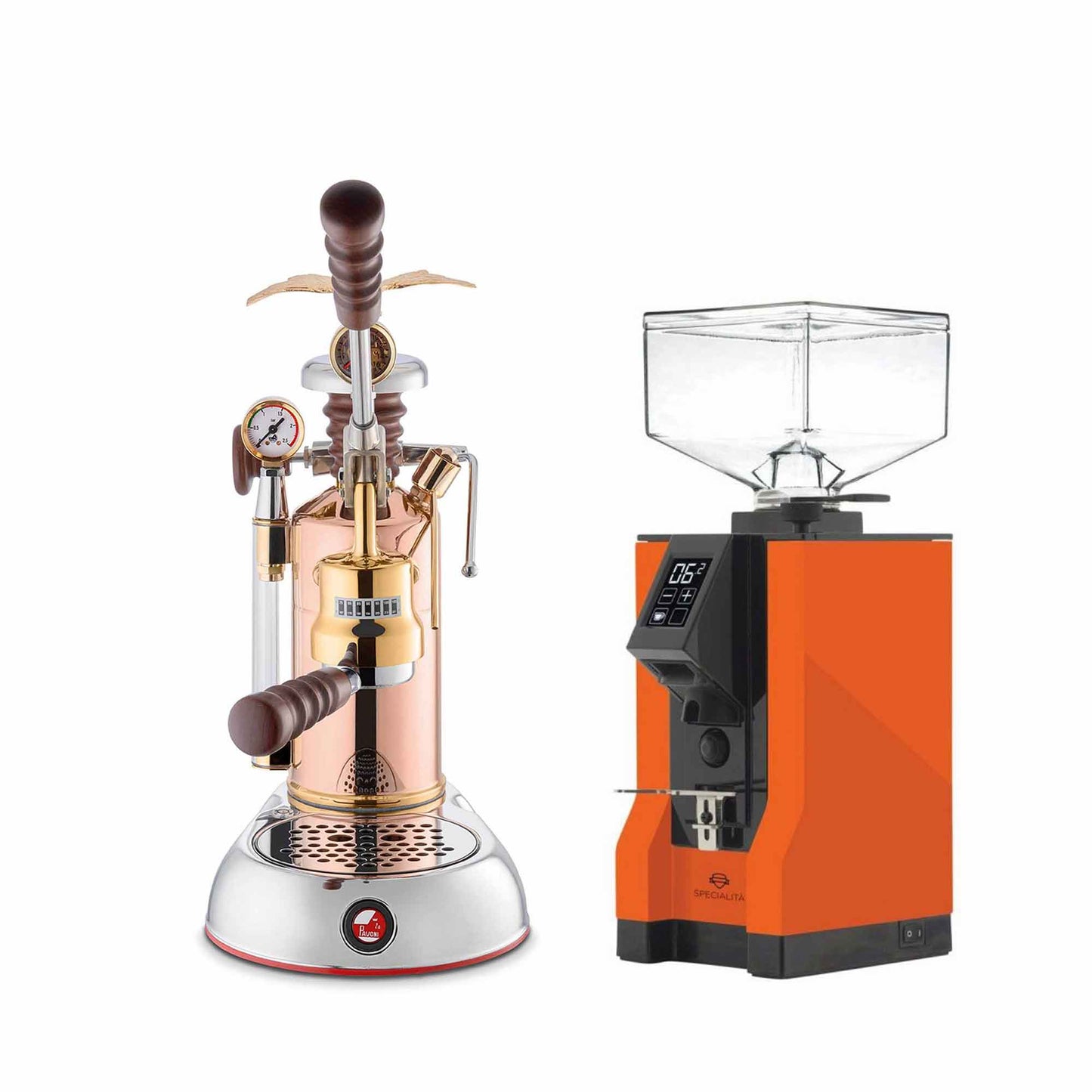 La Pavoni Lever + Eureka Specialita Coffee Machine Package
