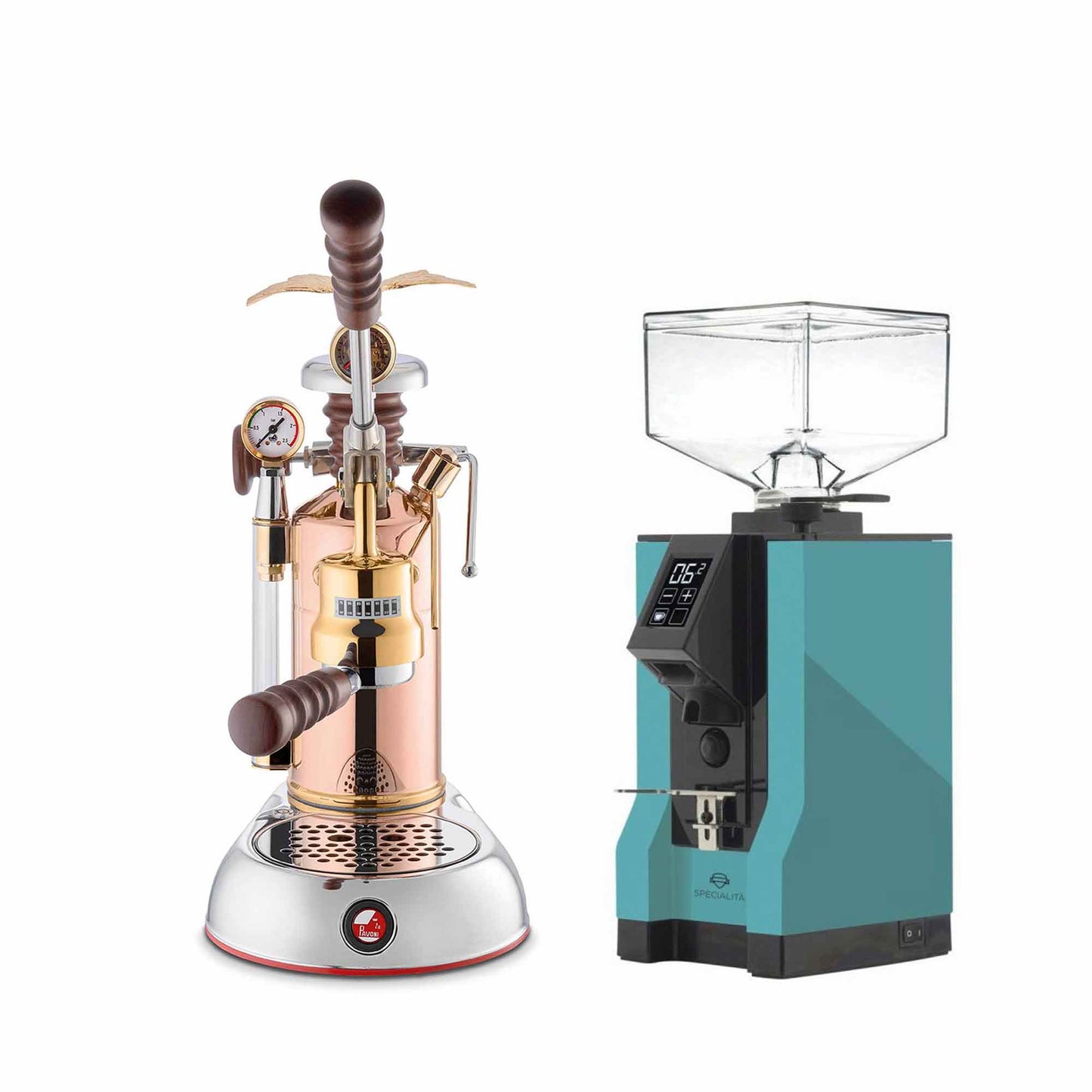 La Pavoni Lever + Eureka Specialita Coffee Machine Package