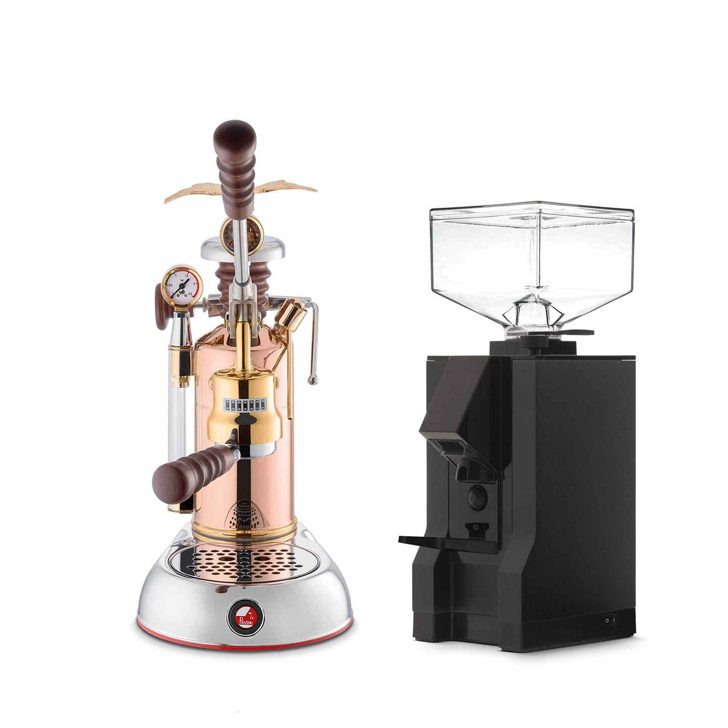 La Pavoni Lever + Eureka Manuale 50 Coffee Machine Package