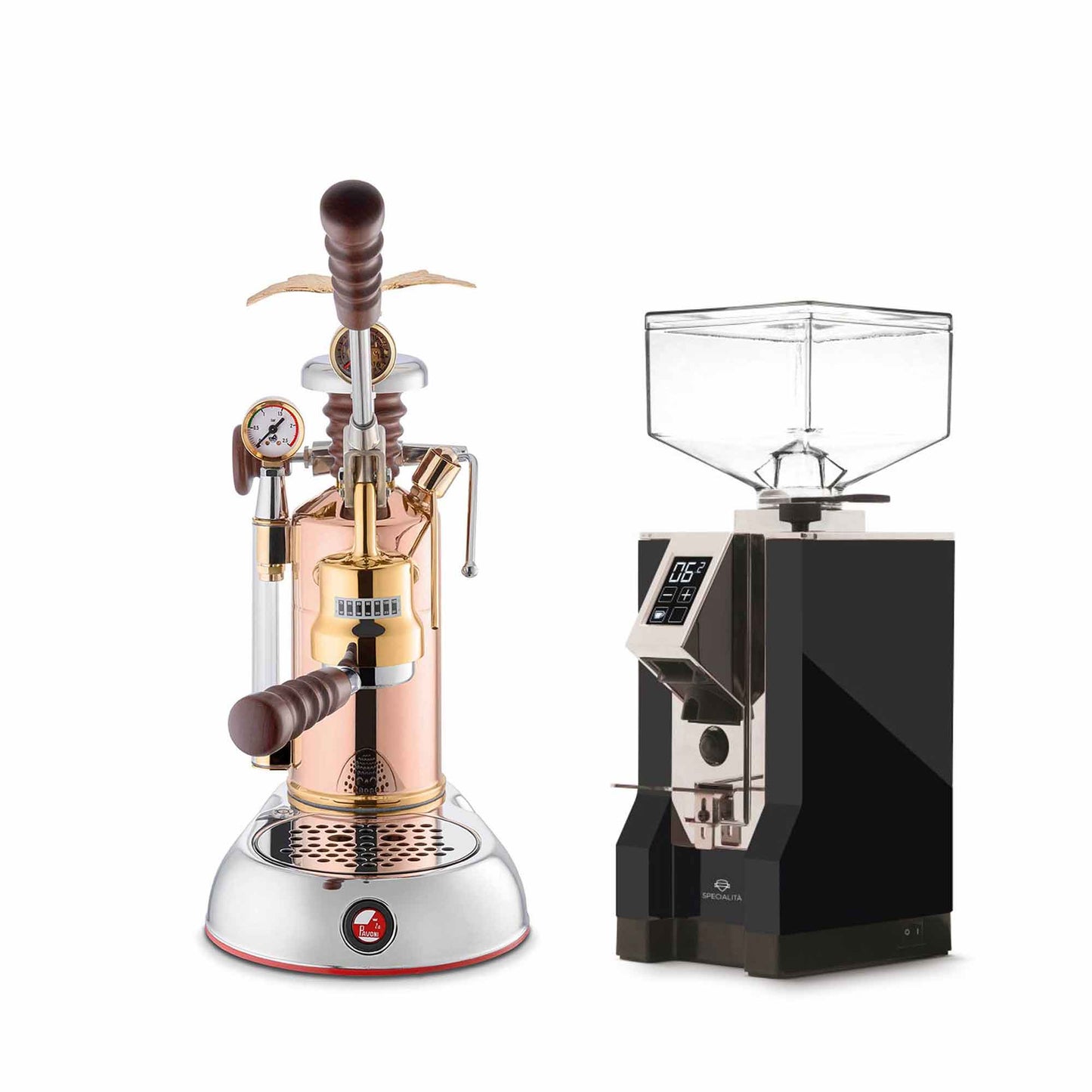 La Pavoni Lever + Eureka Specialita Coffee Machine Package
