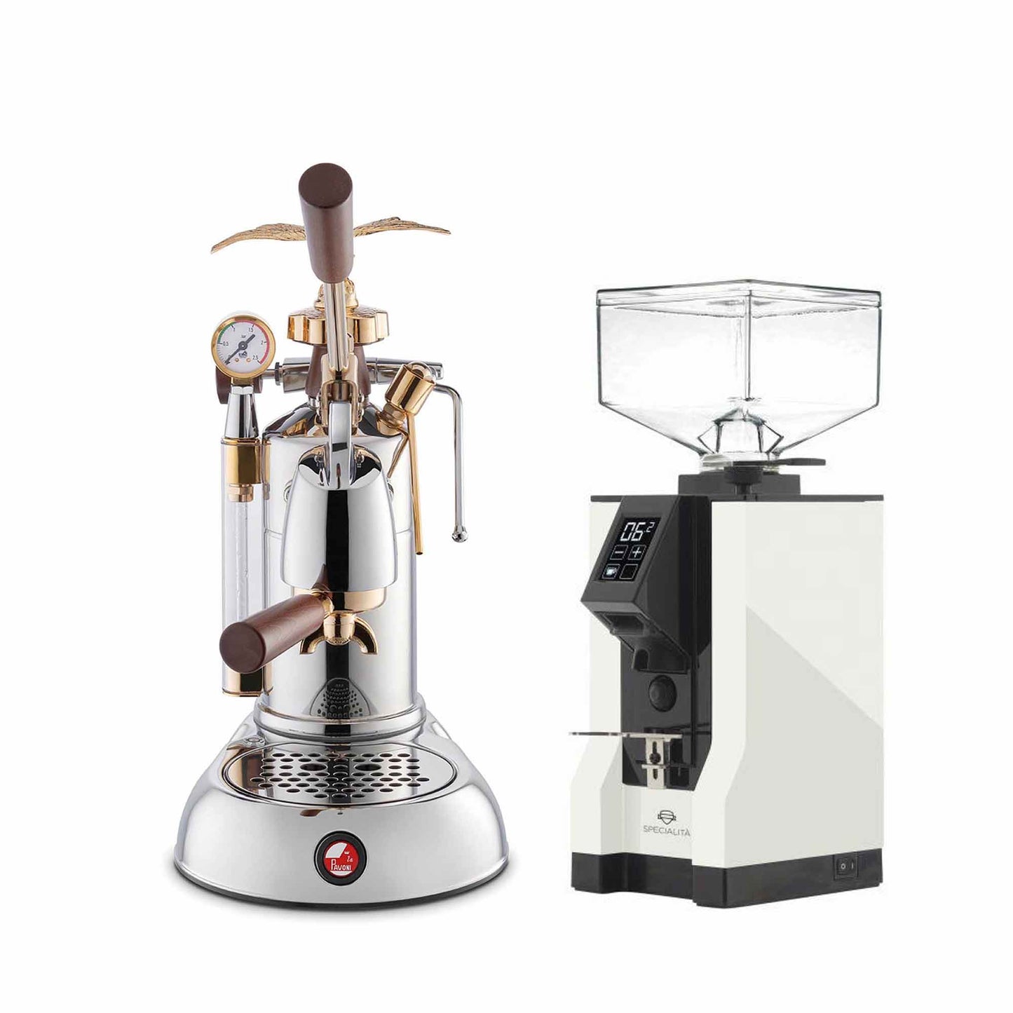 La Pavoni Lever + Eureka Specialita Coffee Machine Package