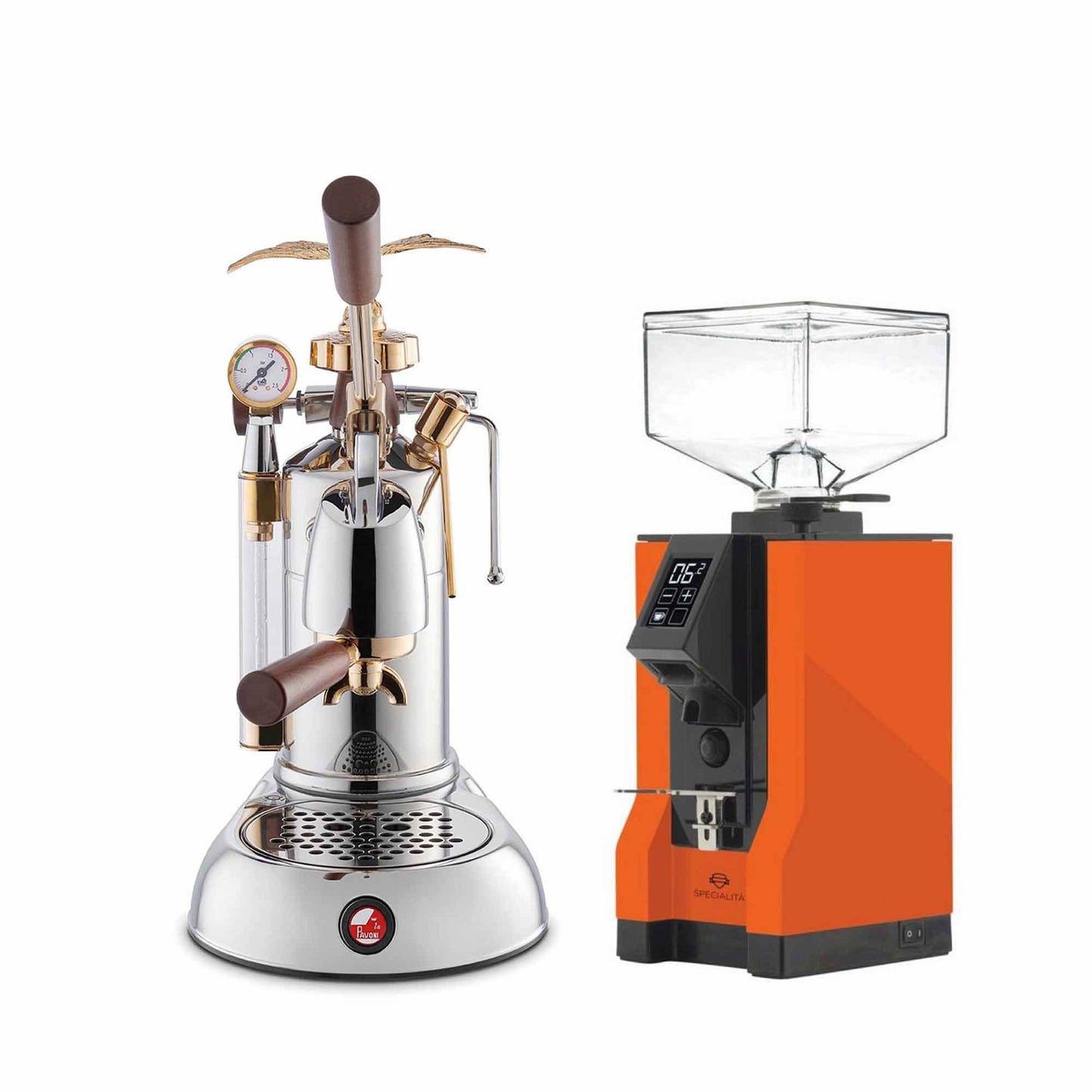 La Pavoni Lever + Eureka Specialita Coffee Machine Package