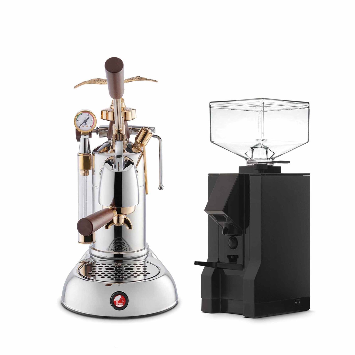 La Pavoni Lever + Eureka Manuale 50 Coffee Machine Package
