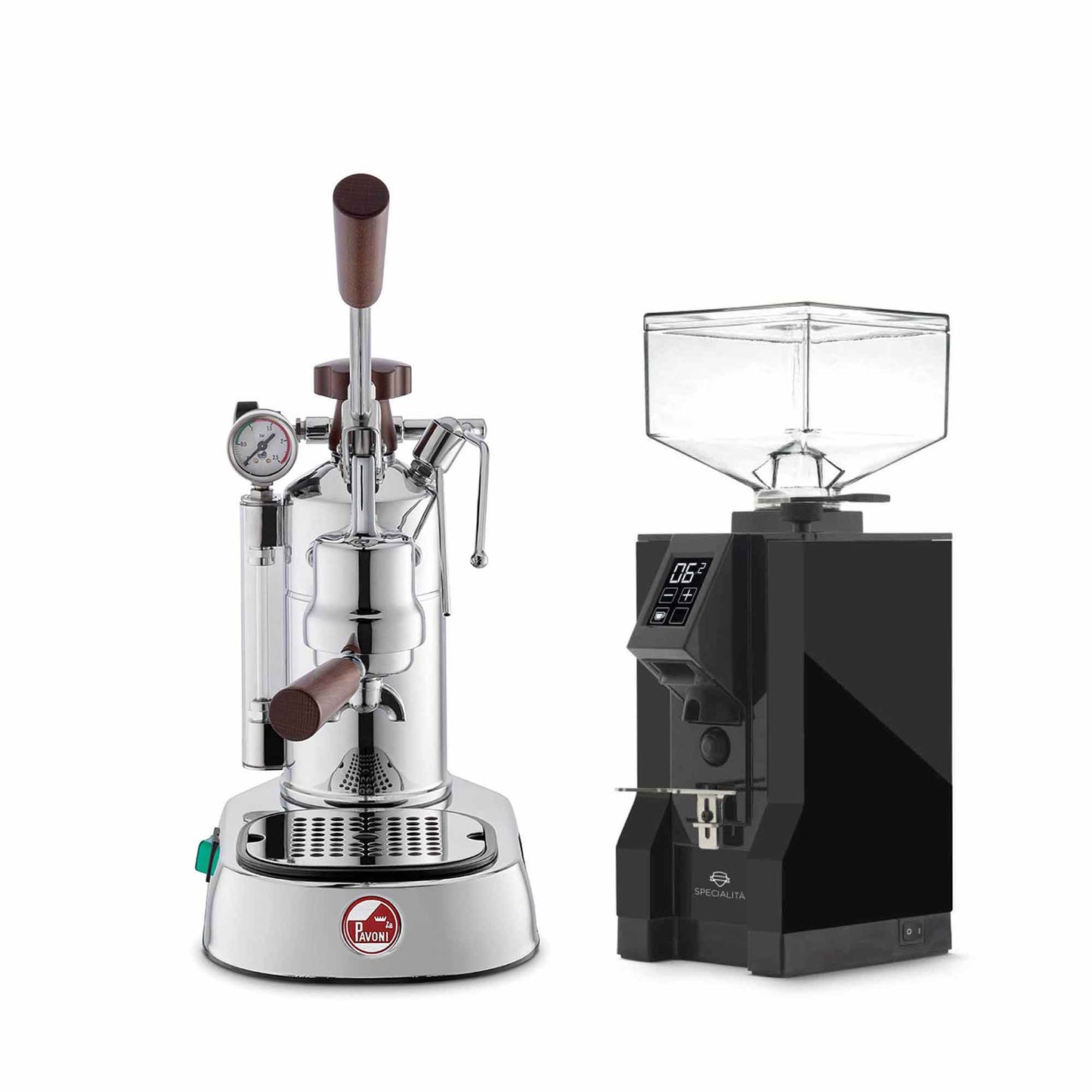 La Pavoni Lever + Eureka Specialita Coffee Machine Package