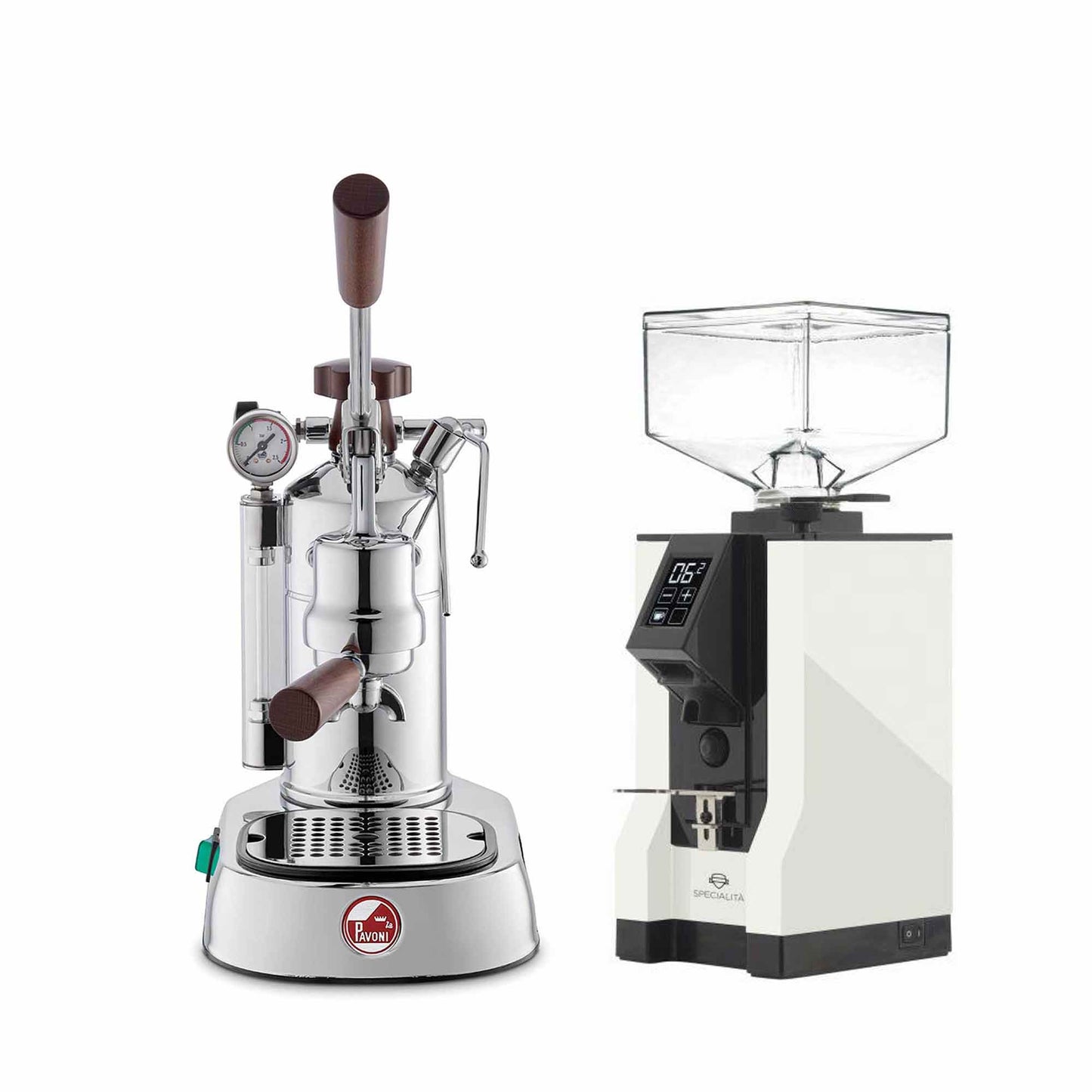 La Pavoni Lever + Eureka Specialita Coffee Machine Package